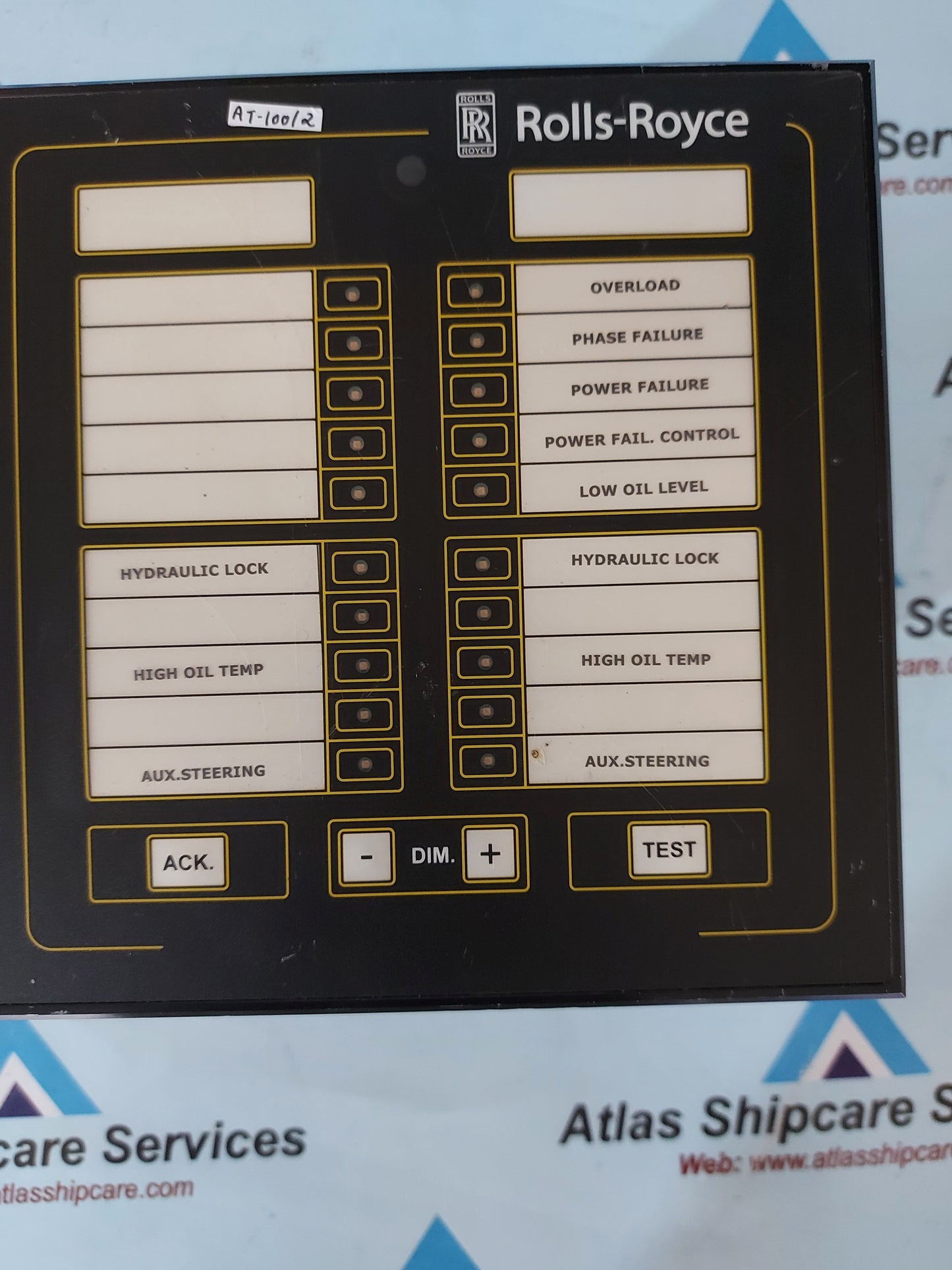 Rolls-Royce W-1802-00-01 Alarm Unit AS02-0120-002 Bridge