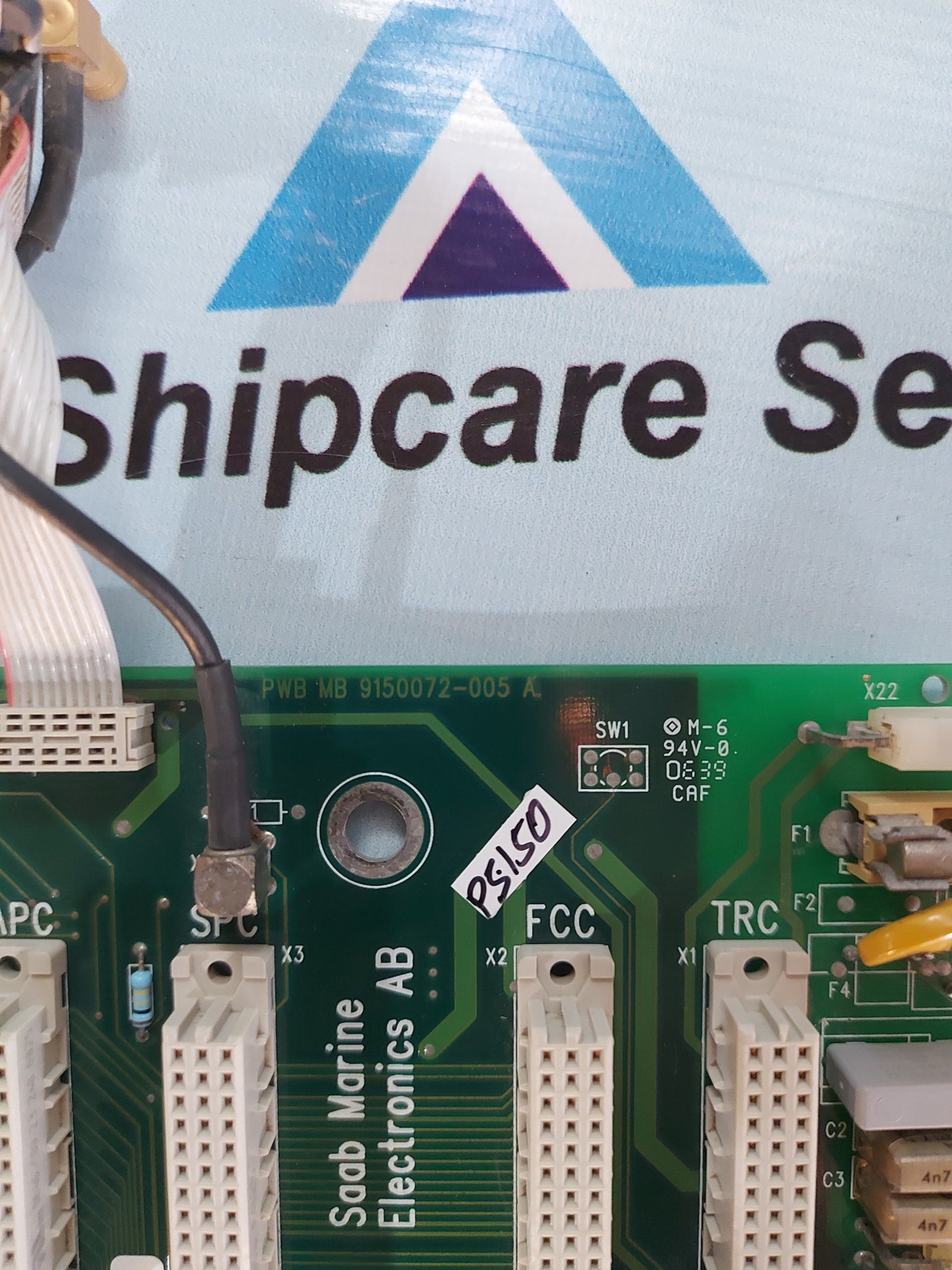 SAAB MARINE ELECTRONICS PWB MB 9150072-005 A PCB CARD