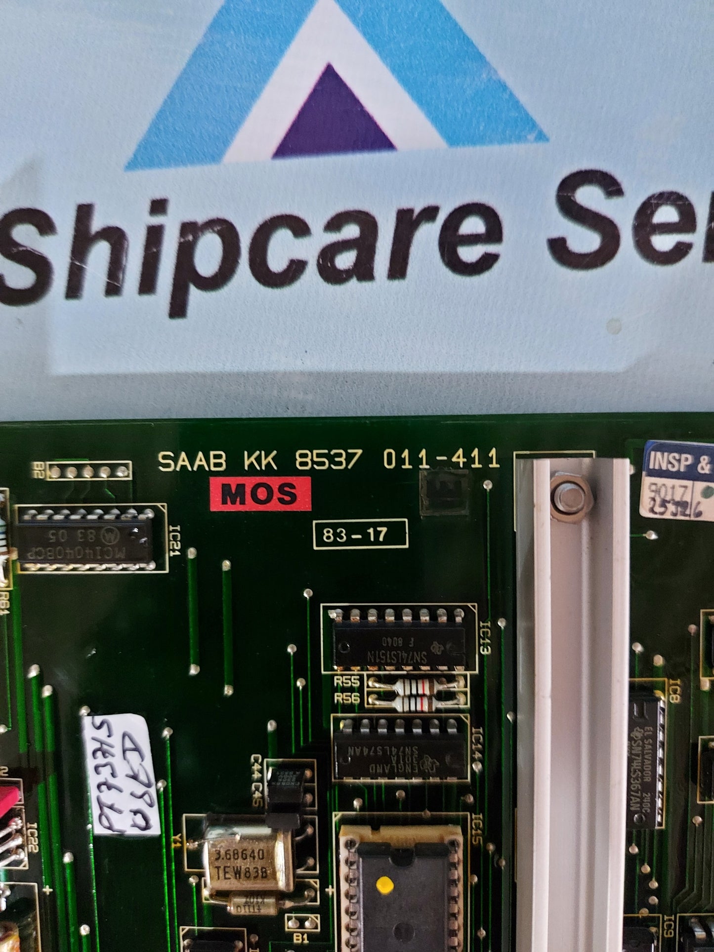 SAAB STALETRONIC 2000 1891 705 PCB CARD P/N KK 8537 01-411