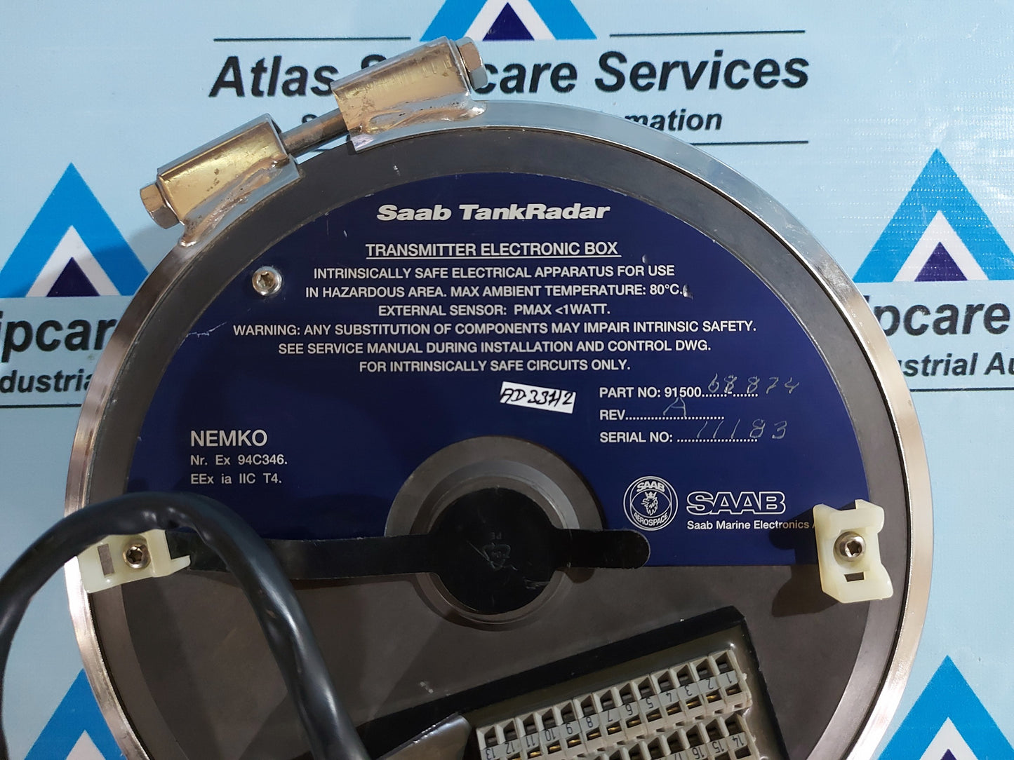 SAAB TANKRADAR 9150068-874 TRANSMITTER ELECTRONIC BOX REV.A