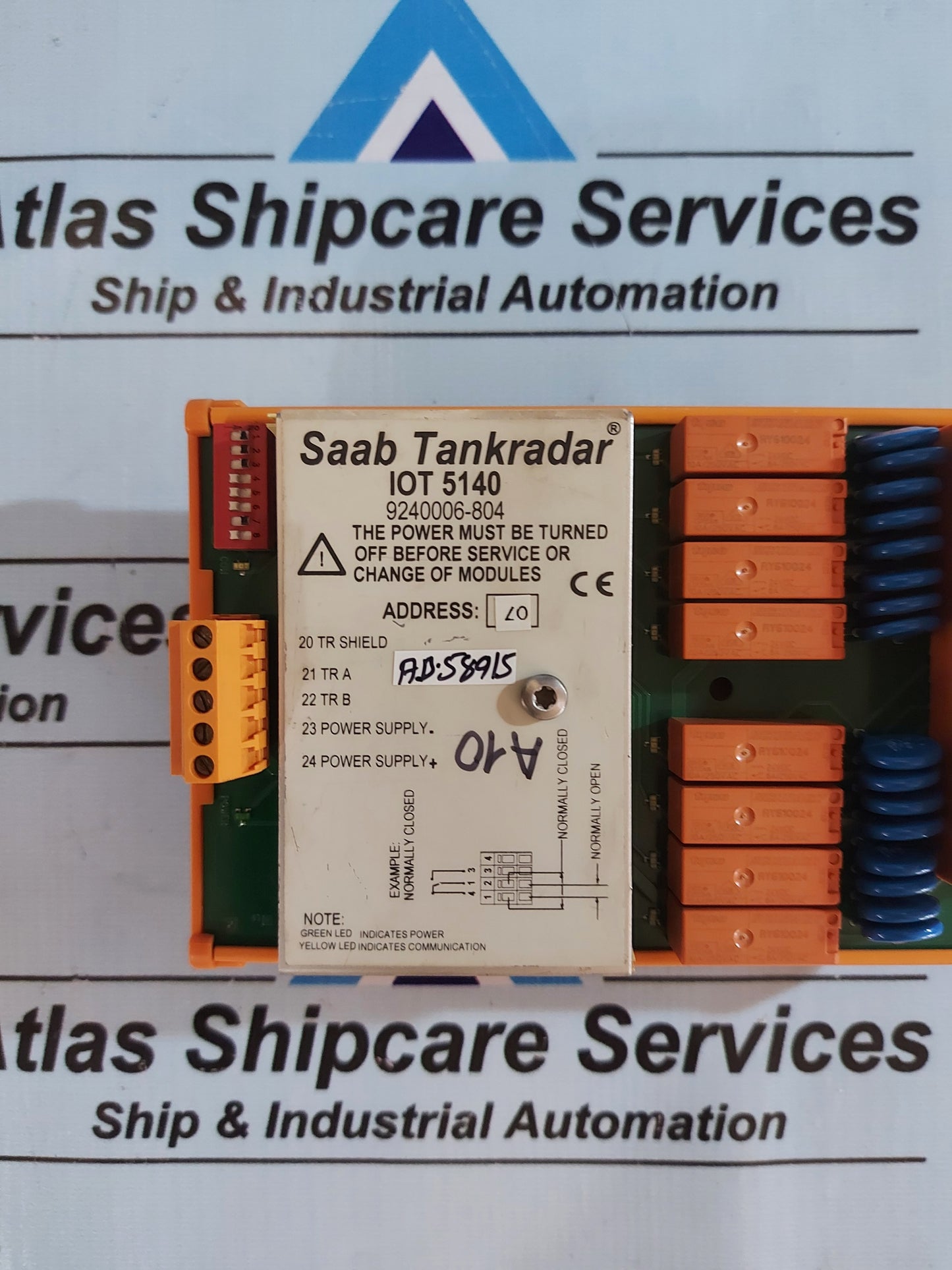 SAAB TANKRADAR IOT 5140 TERMINAL MODULE 9240006-804