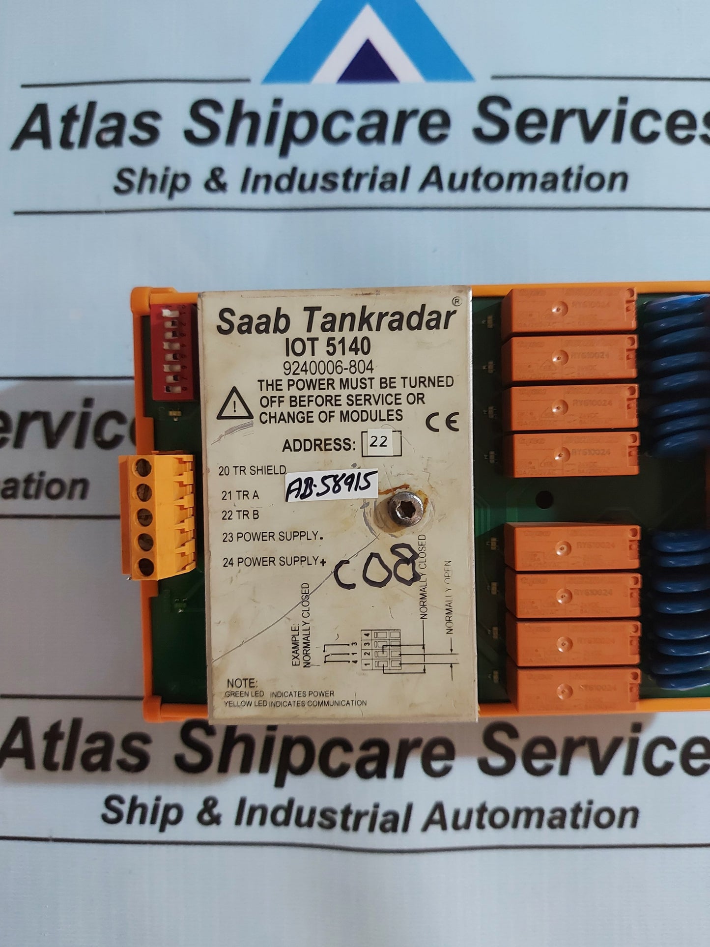 SAAB TANKRADAR IOT 5140 TERMINAL MODULE 9240006-804