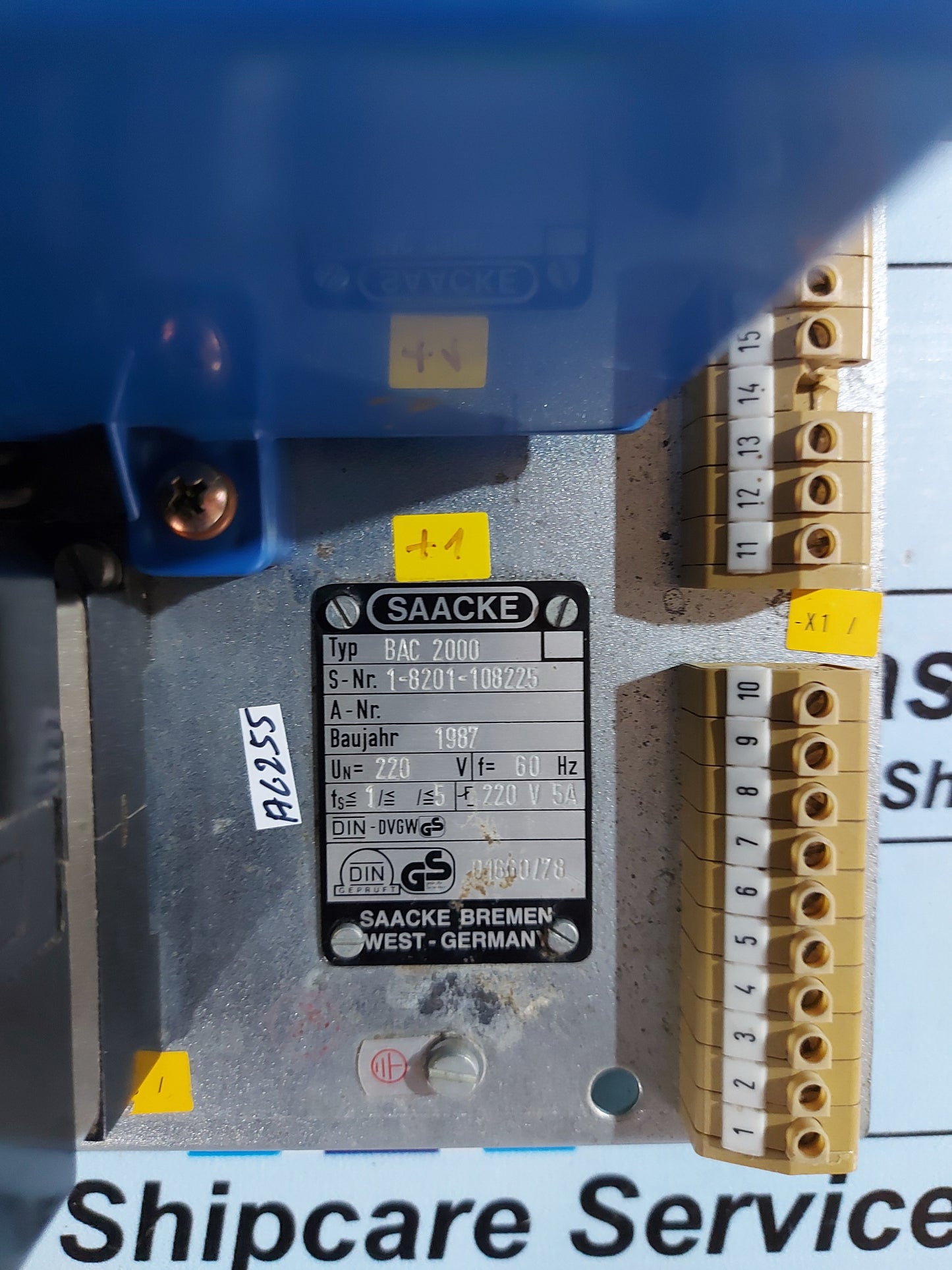 SAACKE BAC 2000 BURNER CONTROL UNIT