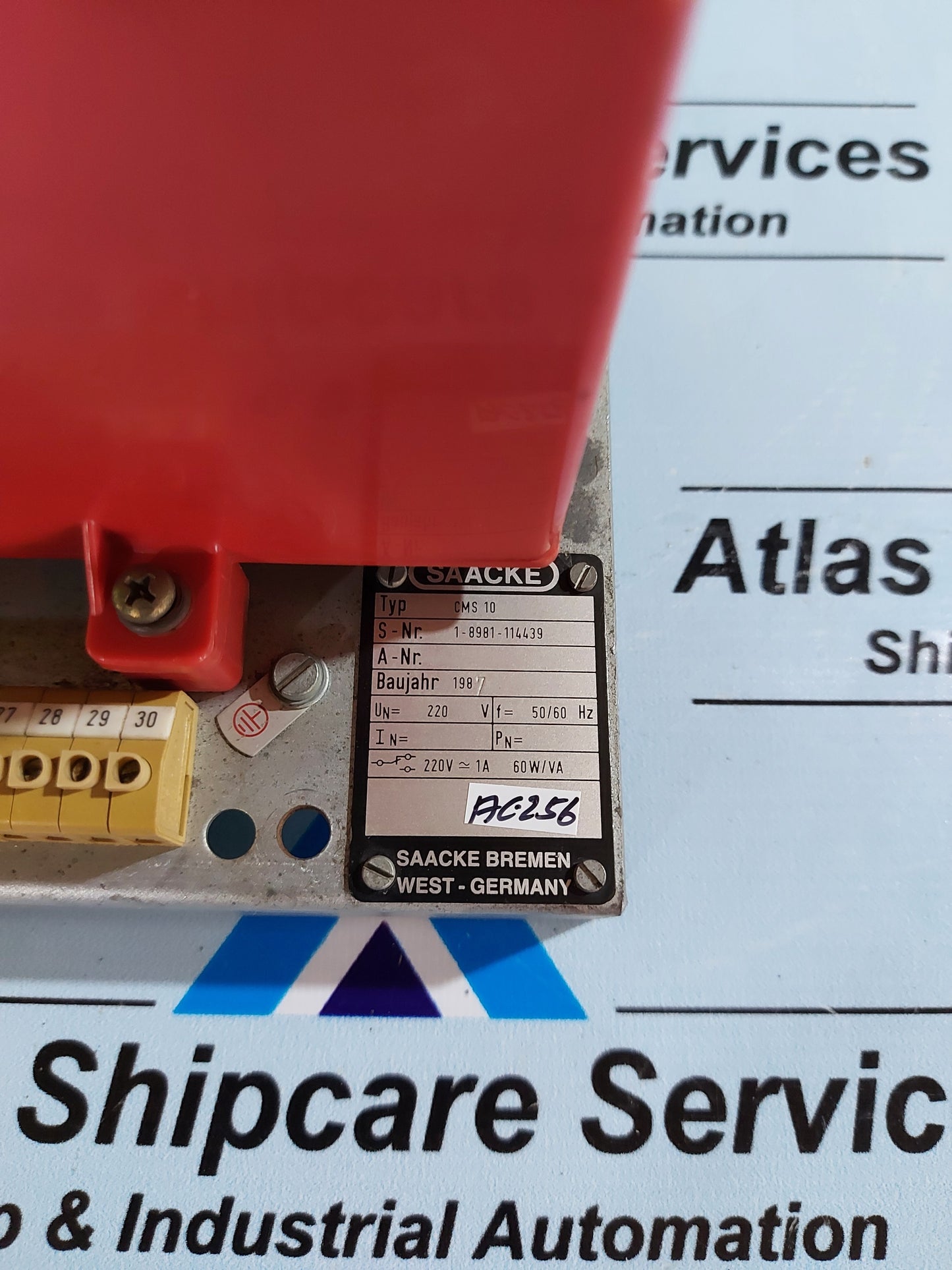 SAACKE CMS 10 BURNER CONTROL UNIT 220V 50/60Hz