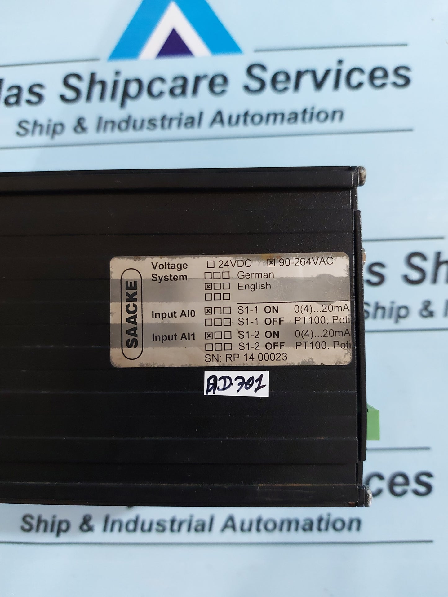 SAACKE RSE-P II CONTROLLER 90-264VAC