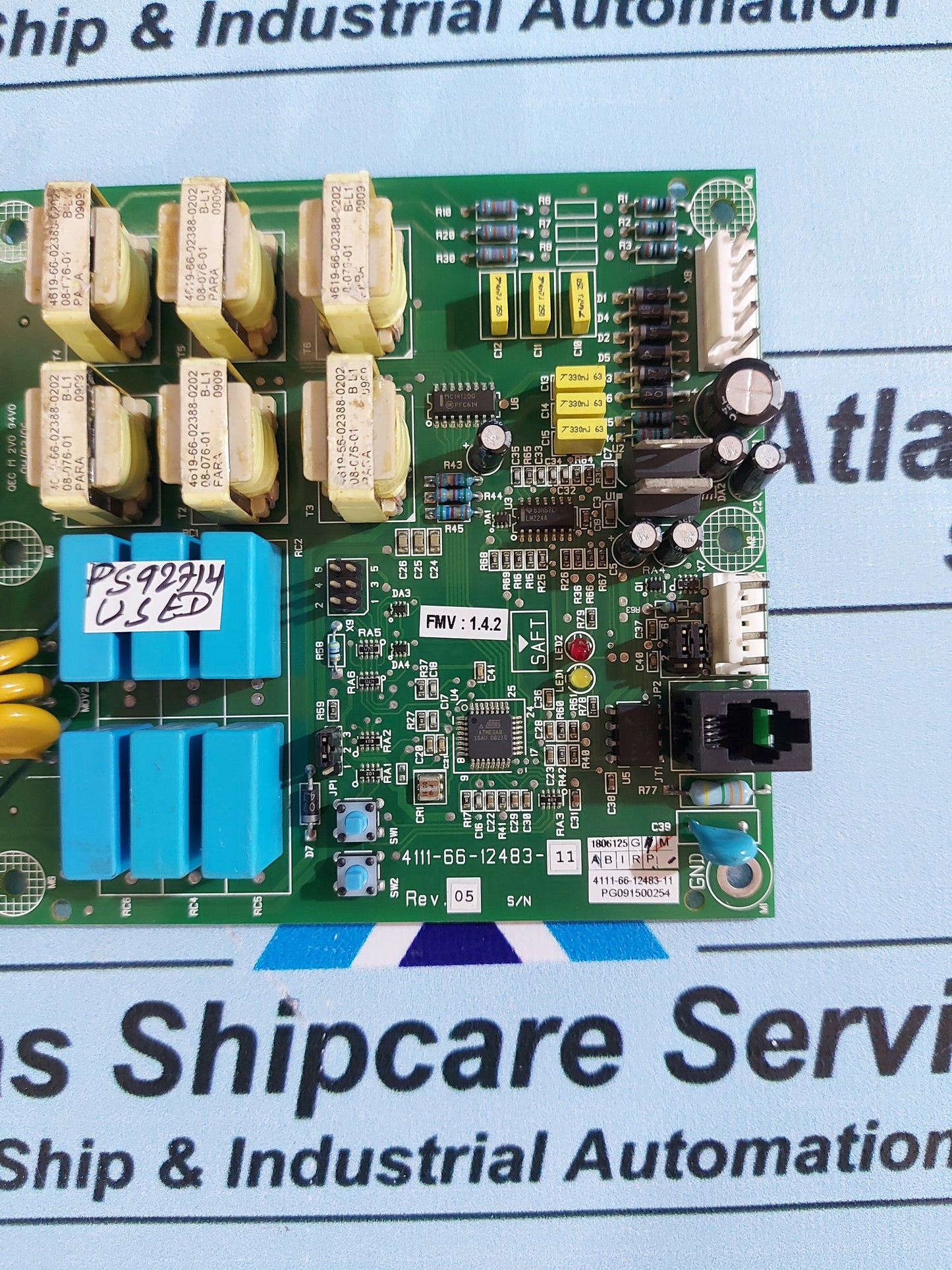 SAFT POWER SYSTEM 4111-66-12483-11 PCB CARD