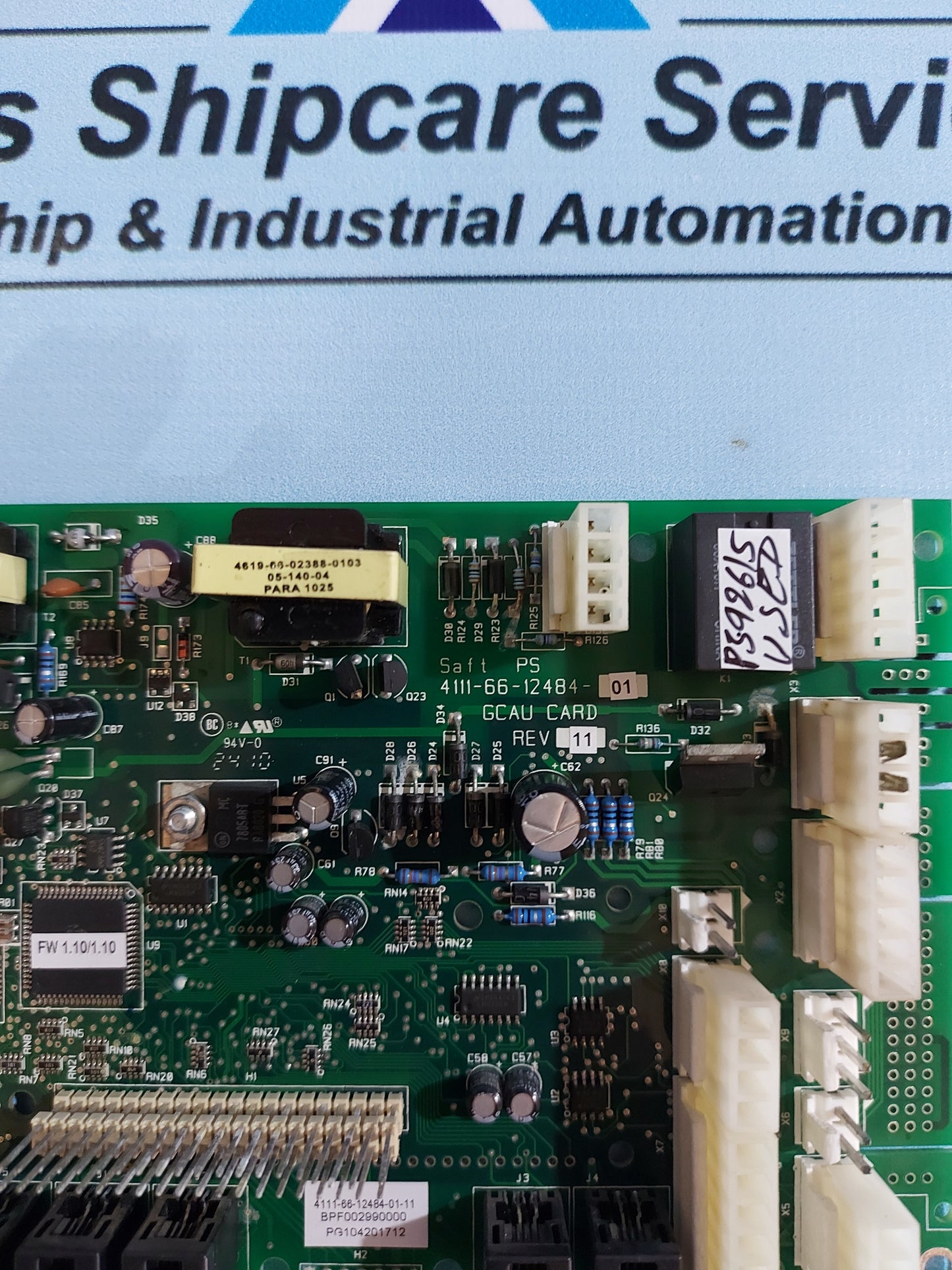 SAFT POWER SYSTEM GCAU CARD 4111-66-12484-01 REV.11