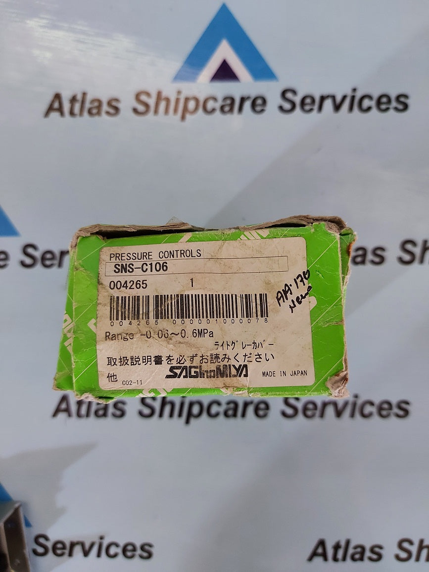 SAGINOMIYA SNS-C106 PRESSURE CONTROL SWITCH