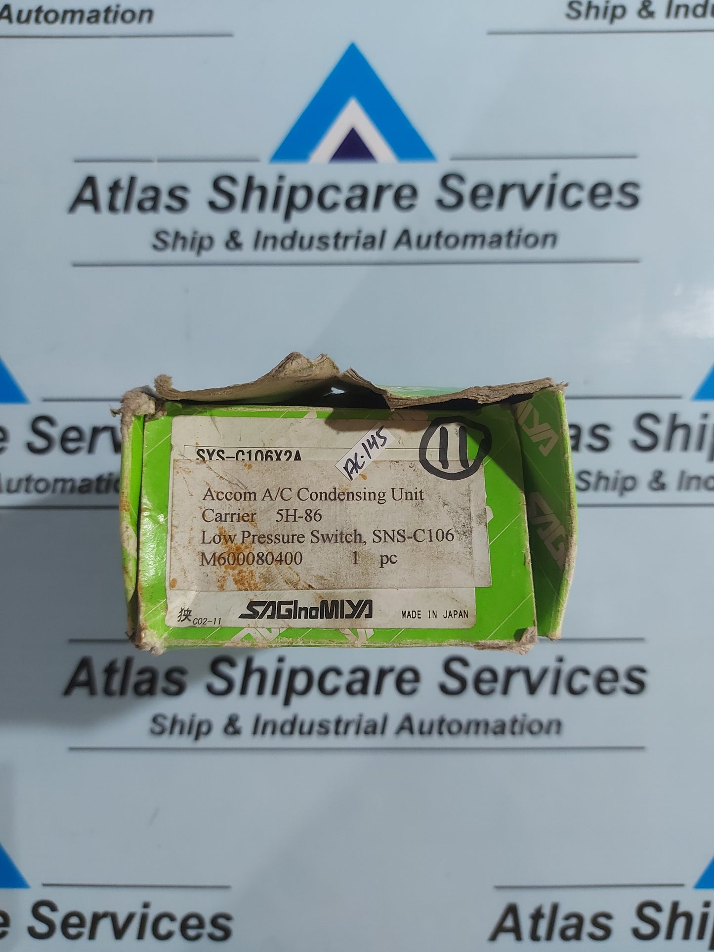 SAGINOMIYA SYS-C106X2A LOW PRESSURE SWITCH