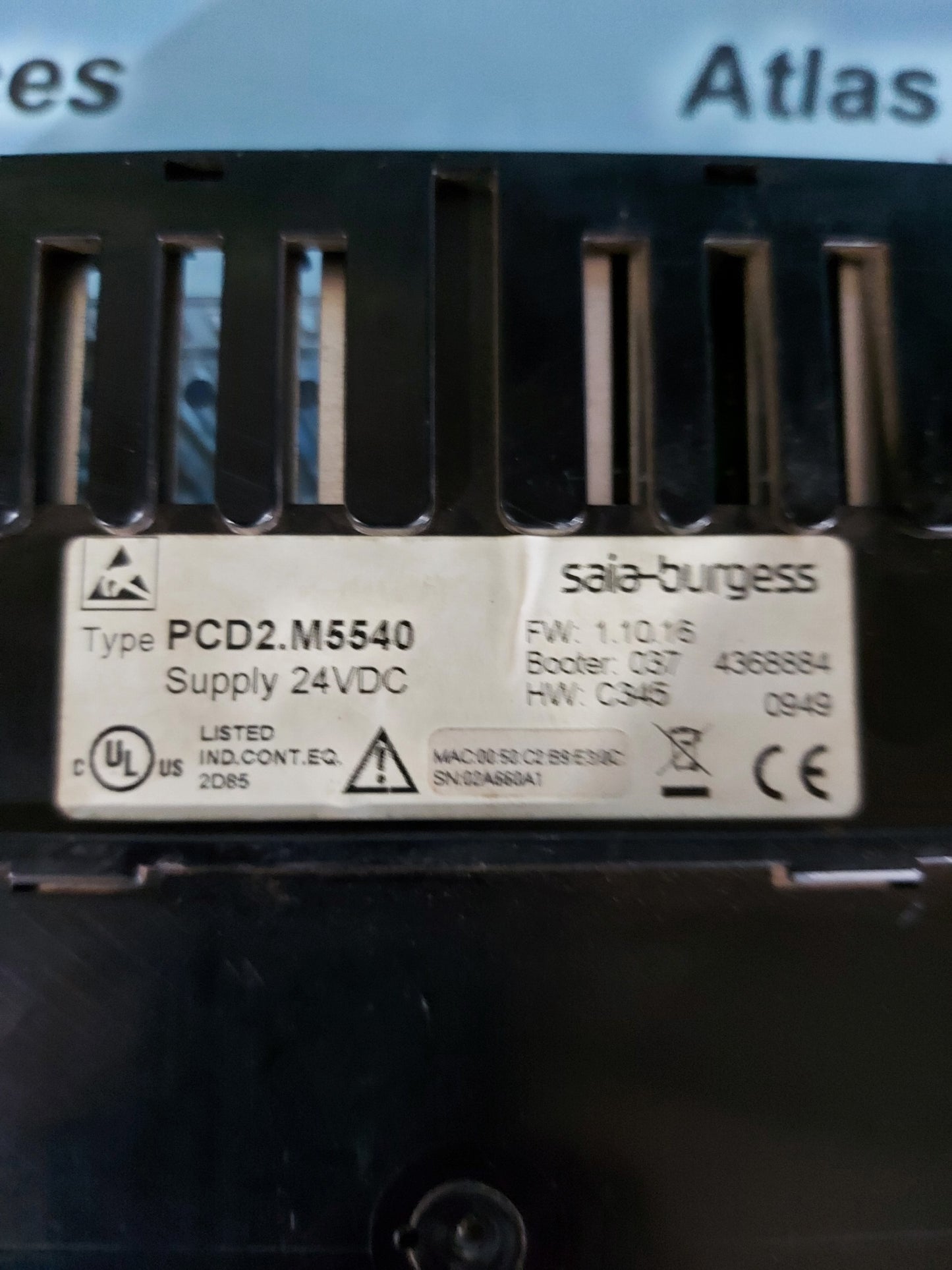SAIA-BURGESS PCD2.M5540 PROGRAMMABLE CONTROLLER