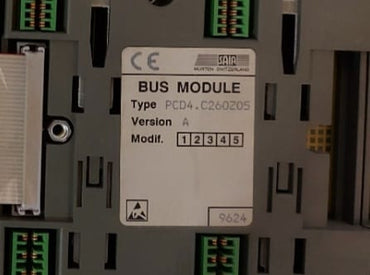 SAIA PCD4.C260Z05 BUS MODULE