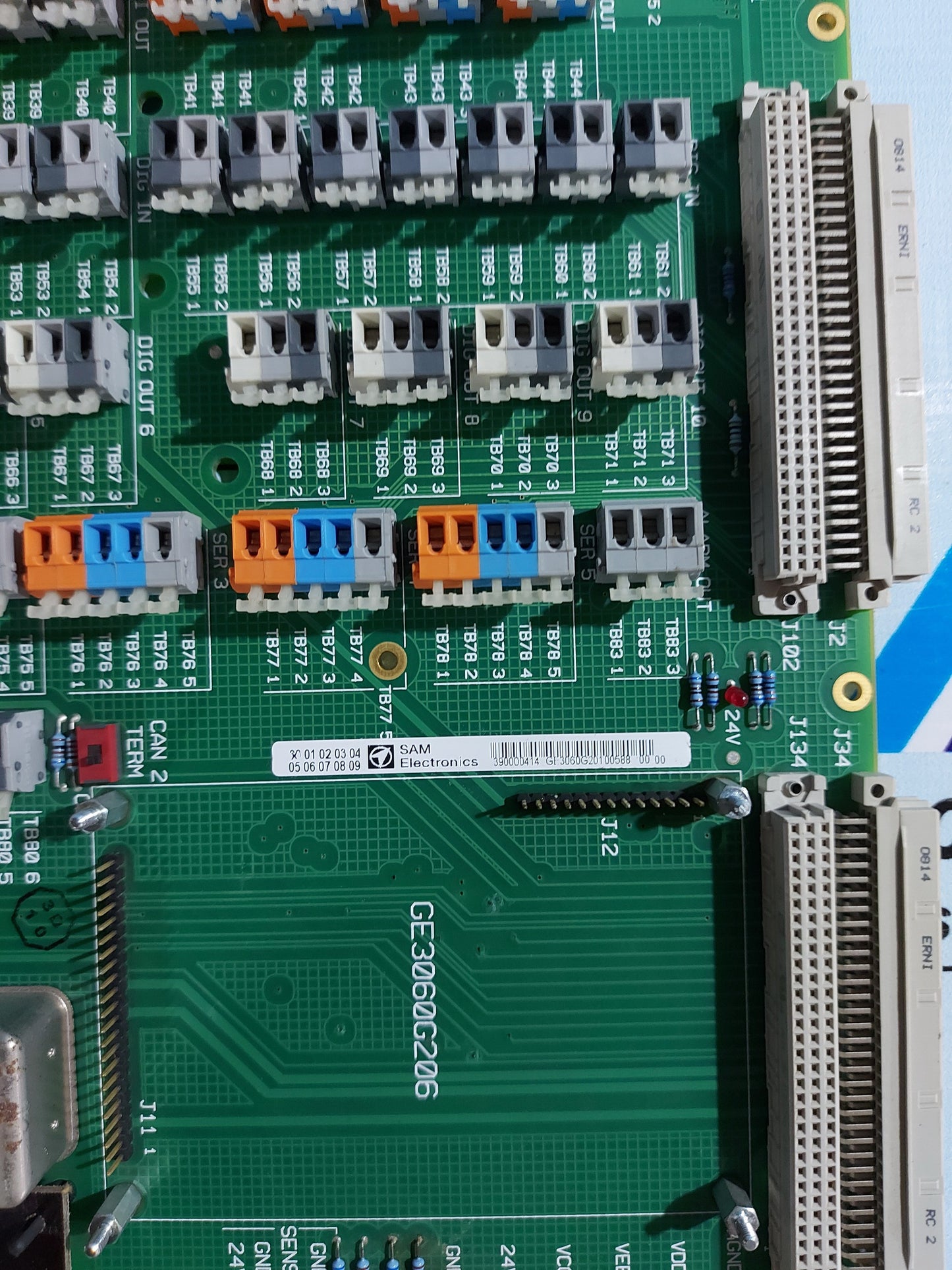 SAM ELECTRONICS 390000414 GE3060G20100588 00 00 PCB CARD