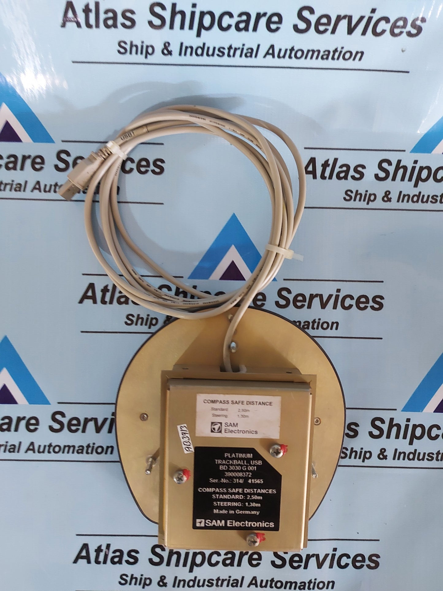 SAM ELECTRONICS BD 3030 G 001 PLATINUM TRACLBALL USB