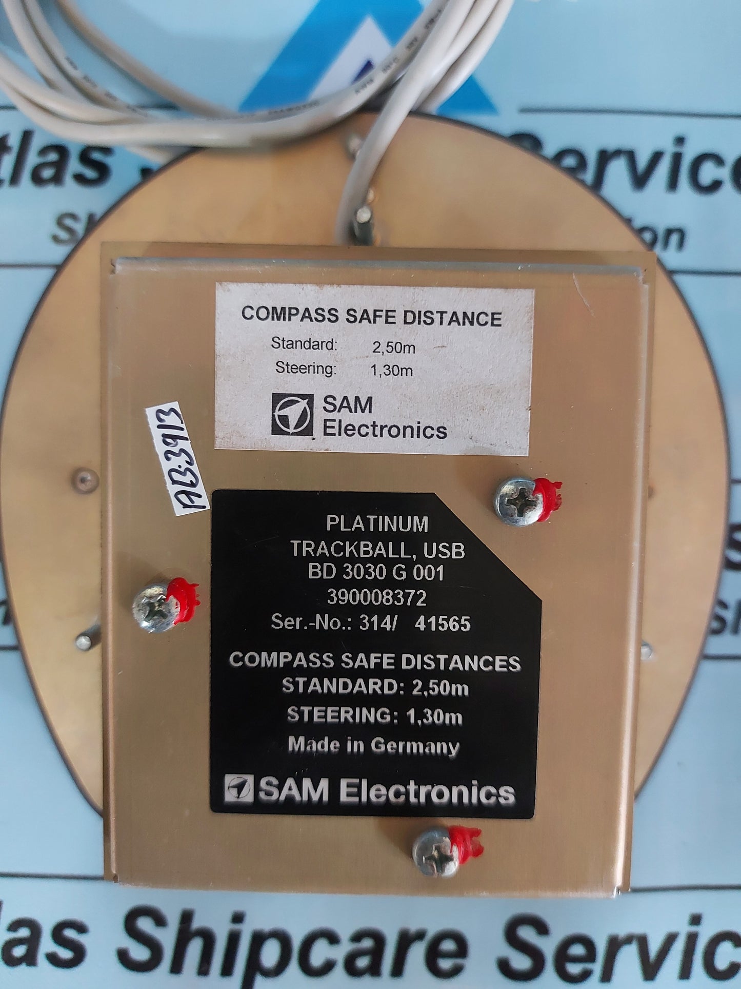 SAM ELECTRONICS BD 3030 G 001 PLATINUM TRACLBALL USB