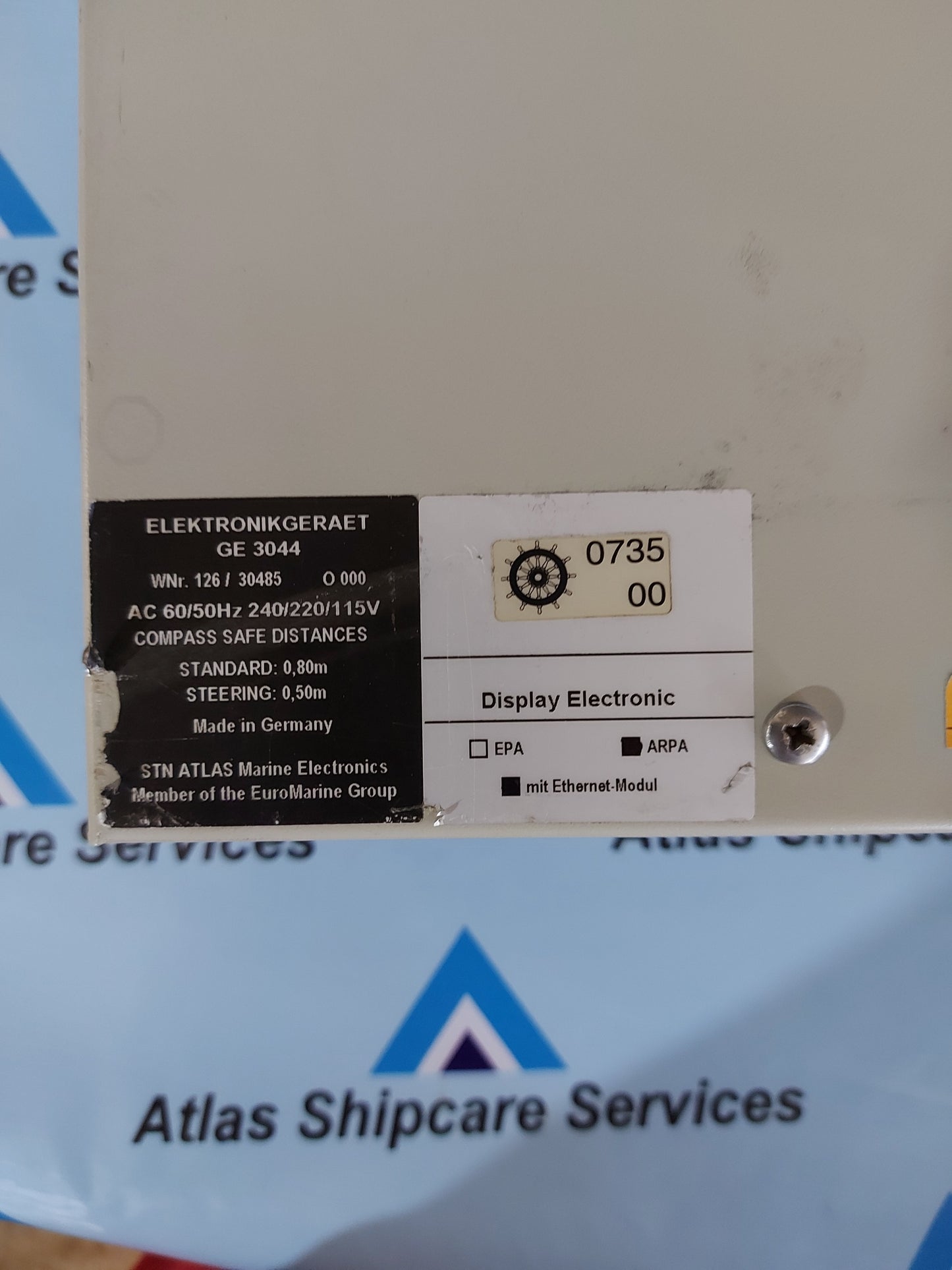 SAM ELECTRONICS GE 3044 ELECTRONIC UNIT