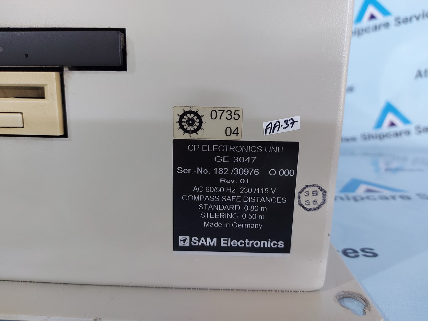 SAM ELECTRONICS GE 3044 ELECTRONIC UNIT