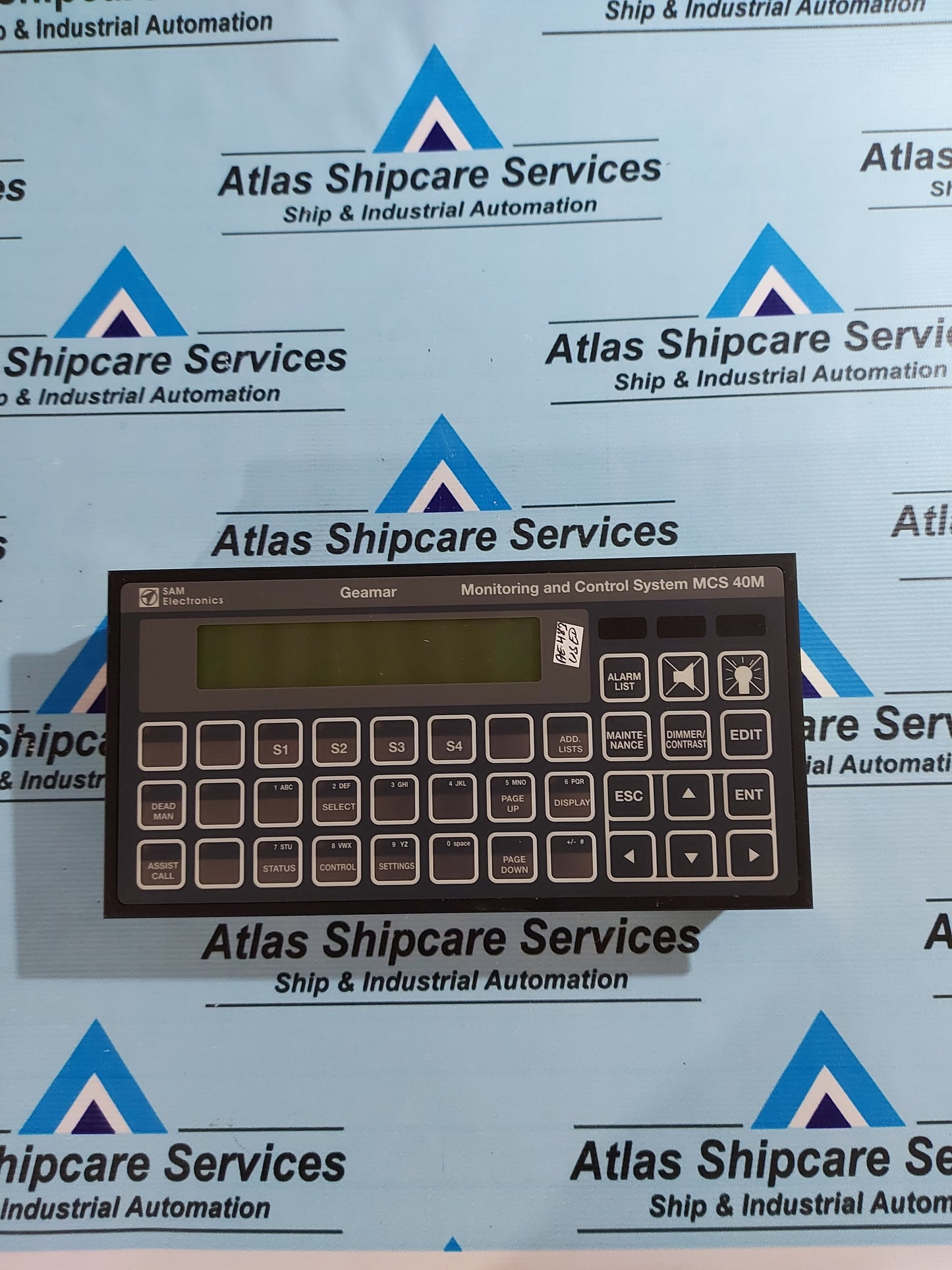 SAM ELECTRONICS GEAMAR MONITORING AND CONTROL SYSTEM MCS 40M P/N 962.006.400/G