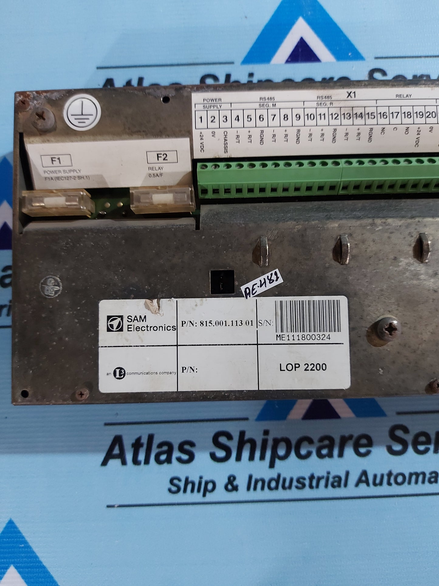 SAM ELECTRONICS LOP 2200 MONITORING AND CONTROL SYSTEM