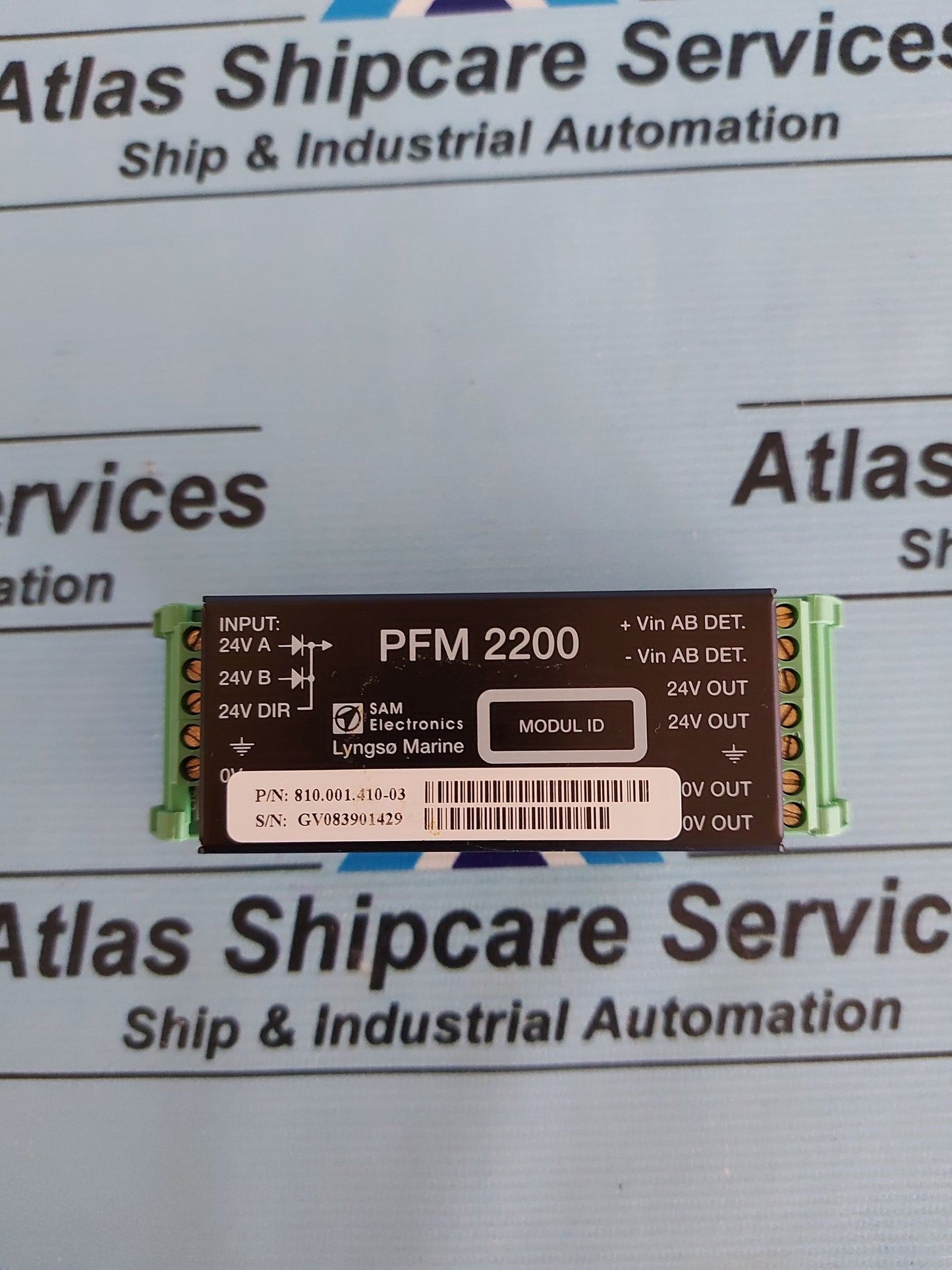 SAM ELECTRONICS/LYNGSO MARINE PFM 2200 MODULE 810.001.410-03