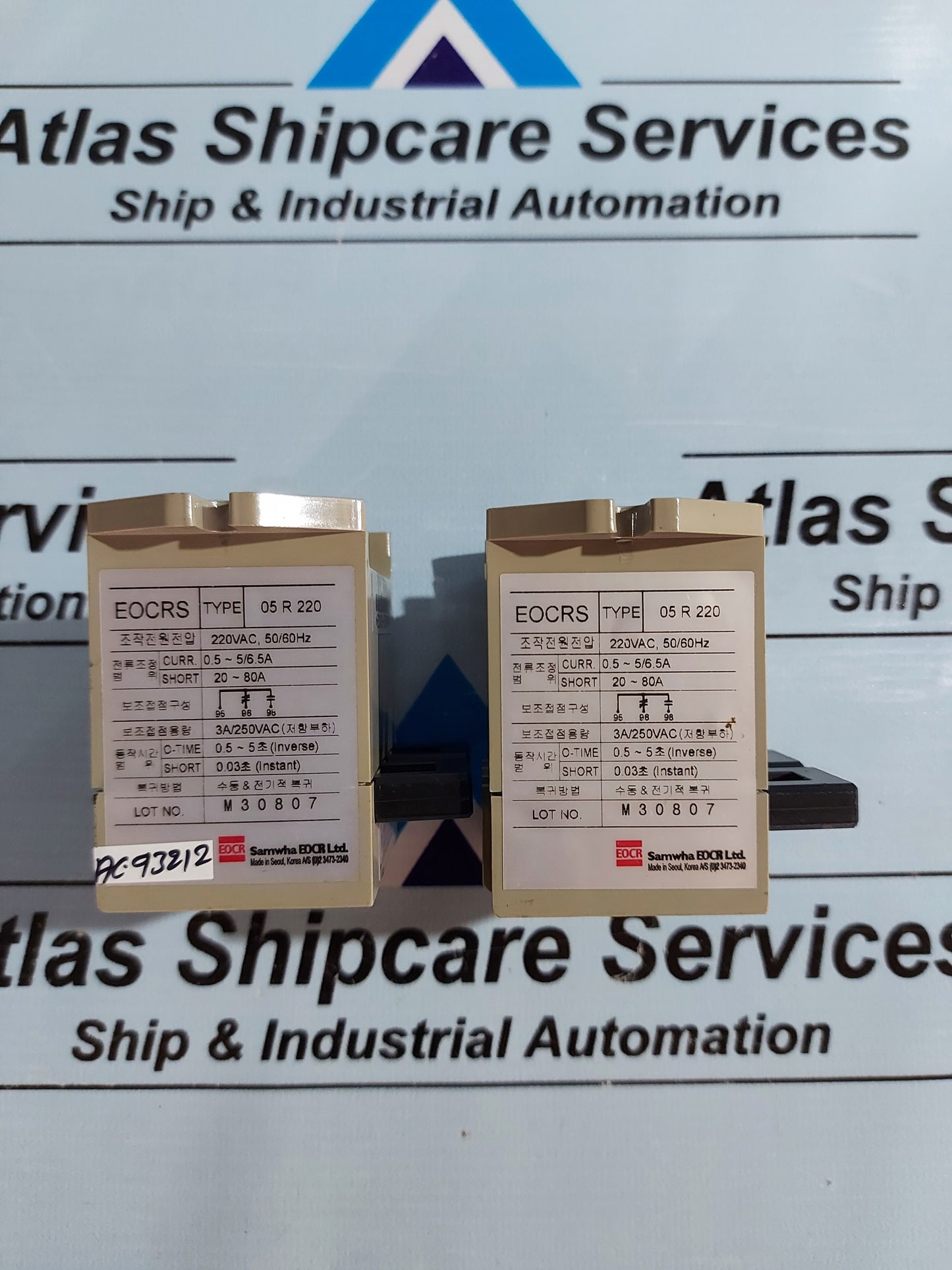 SAMWHA EOCRS 05 R 220 OVERLOAD RELAY