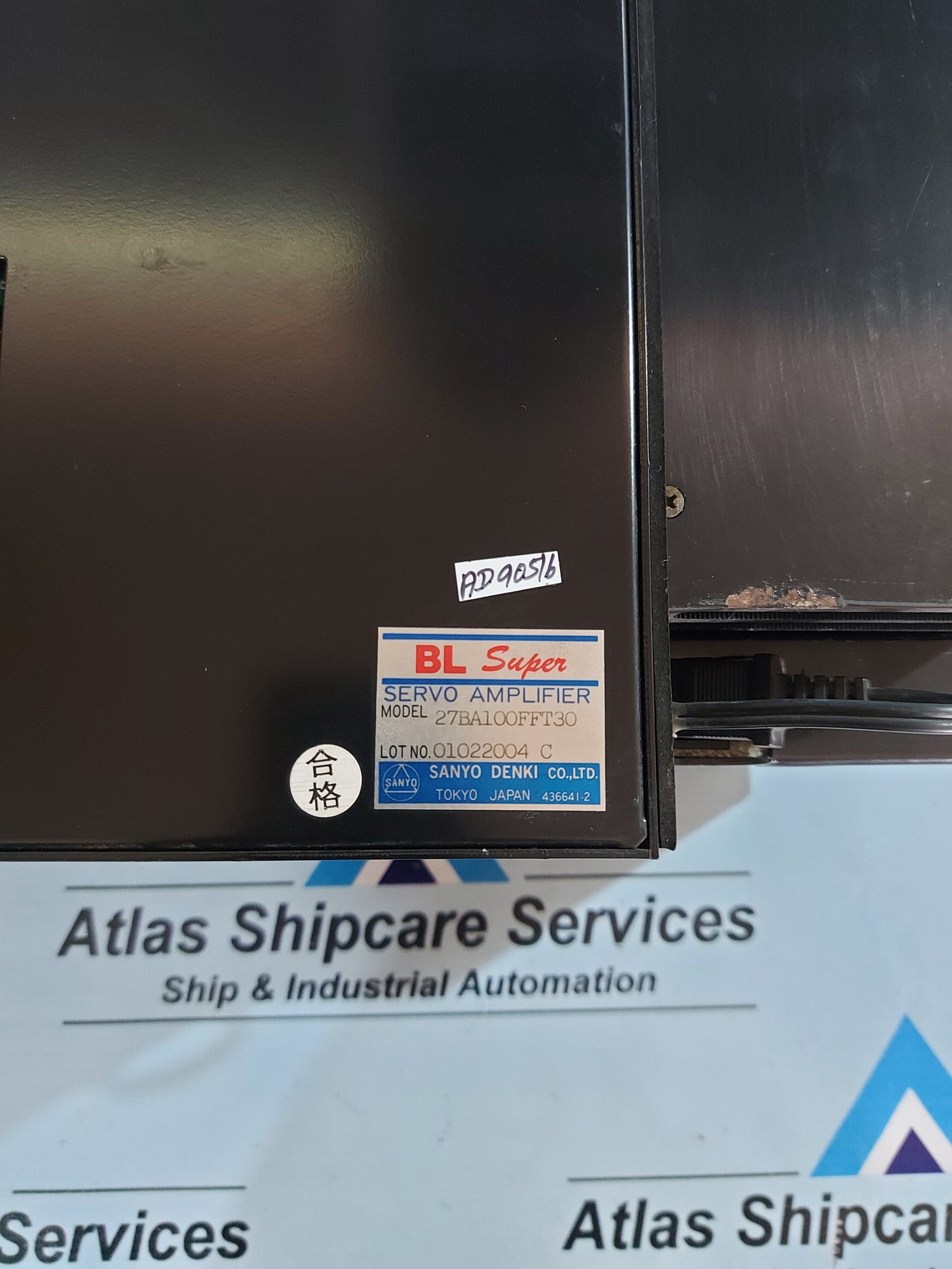 SANYO DANKI 27BA100FFT30 BL SUPER SERVO AMPLIFIER