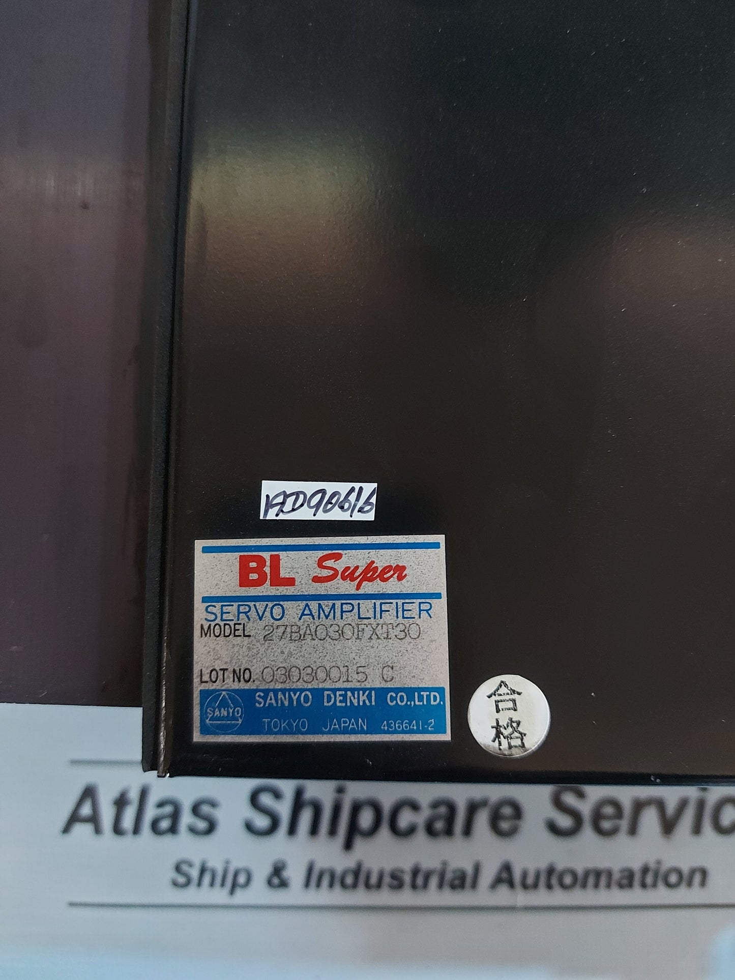 SANYO DENKI 27BA030FXT30 BL SUPER SERVO AMPLIFIER
