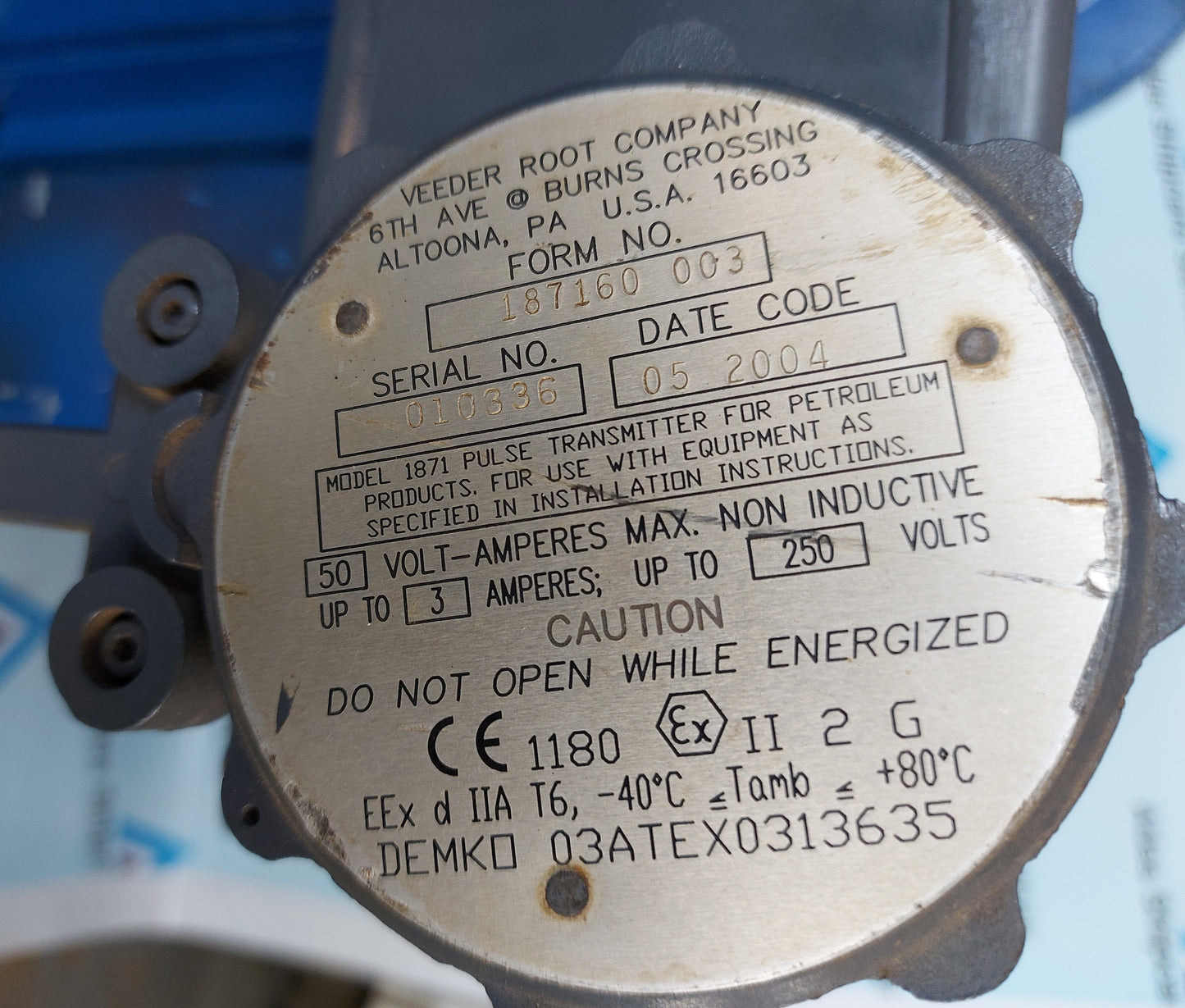 SATAM ZC17 80/250 FLOW METER