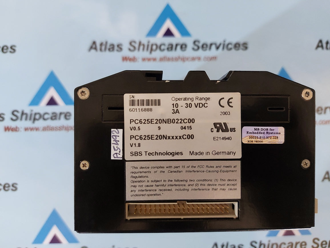 SBS Technologies PC625E20NB022C00 Industrial Controller