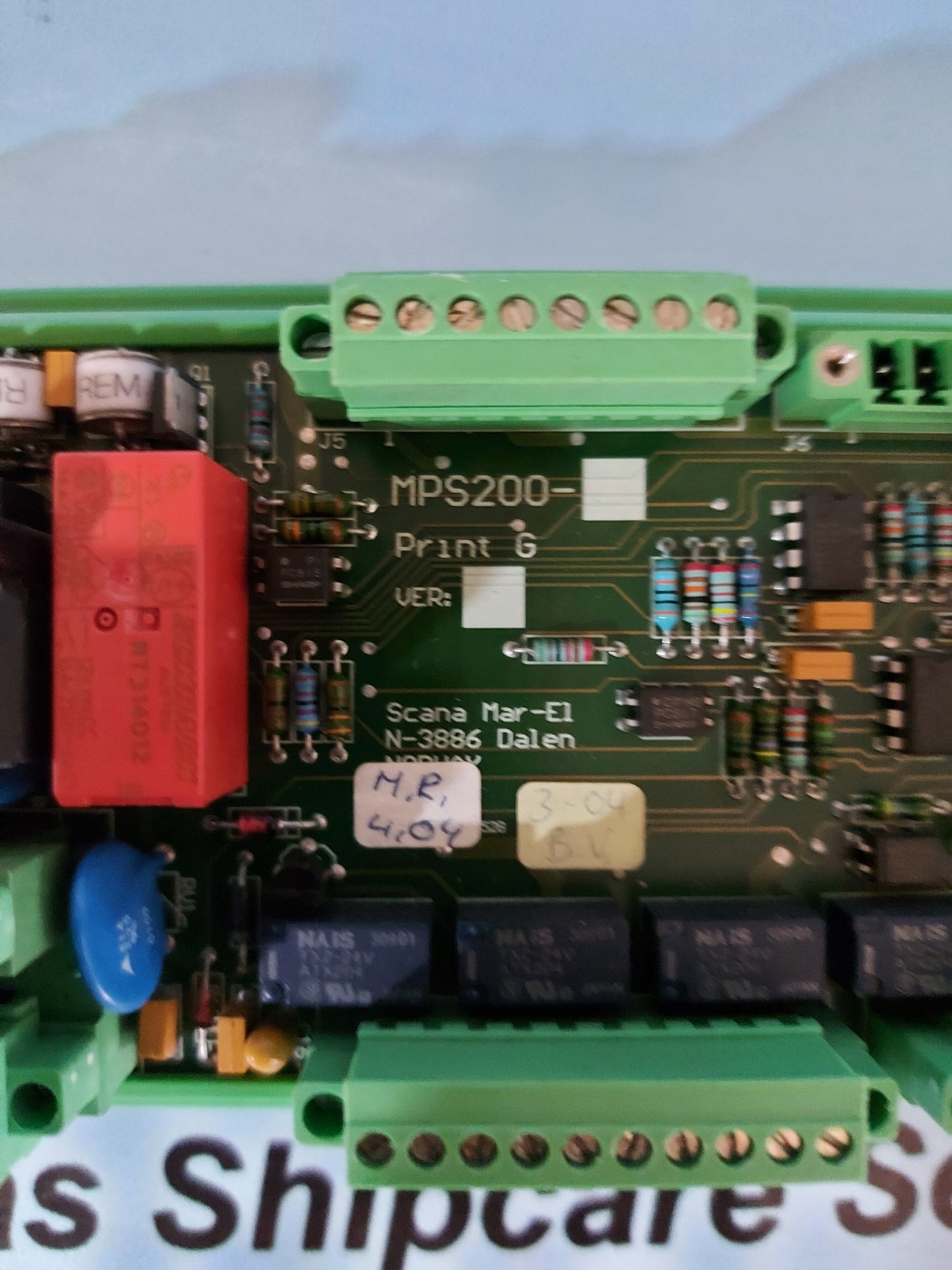 SCANA MAR-EL MPS200 G PCB CARD