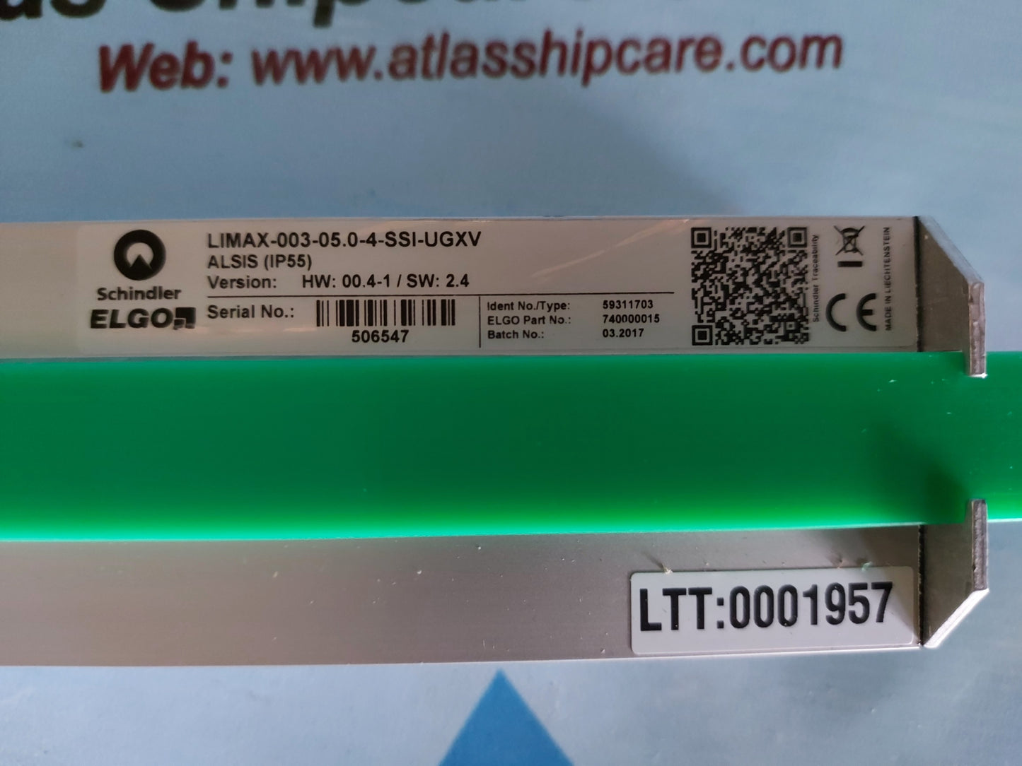 SCH ELEVATOR SENSOR ELCOM LIMAX-003-05.0-4-SSI-UGXV