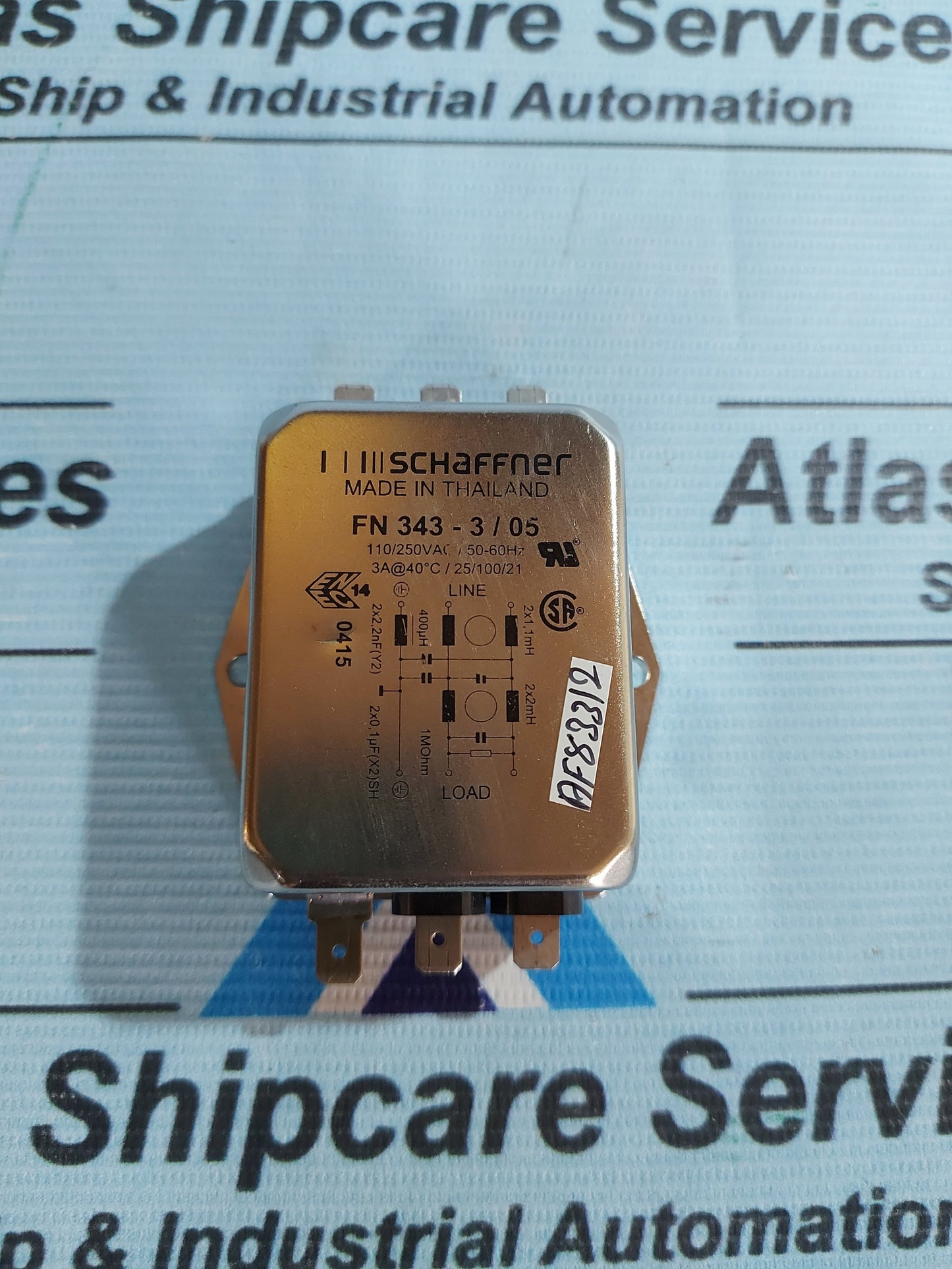 SCHAFFNER FN 343-3/05 POWER LINE FILTER