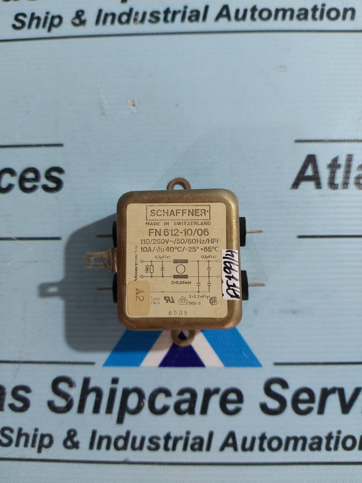 SCHAFFNER FN 612-10/06 POWER LINE FILTER
