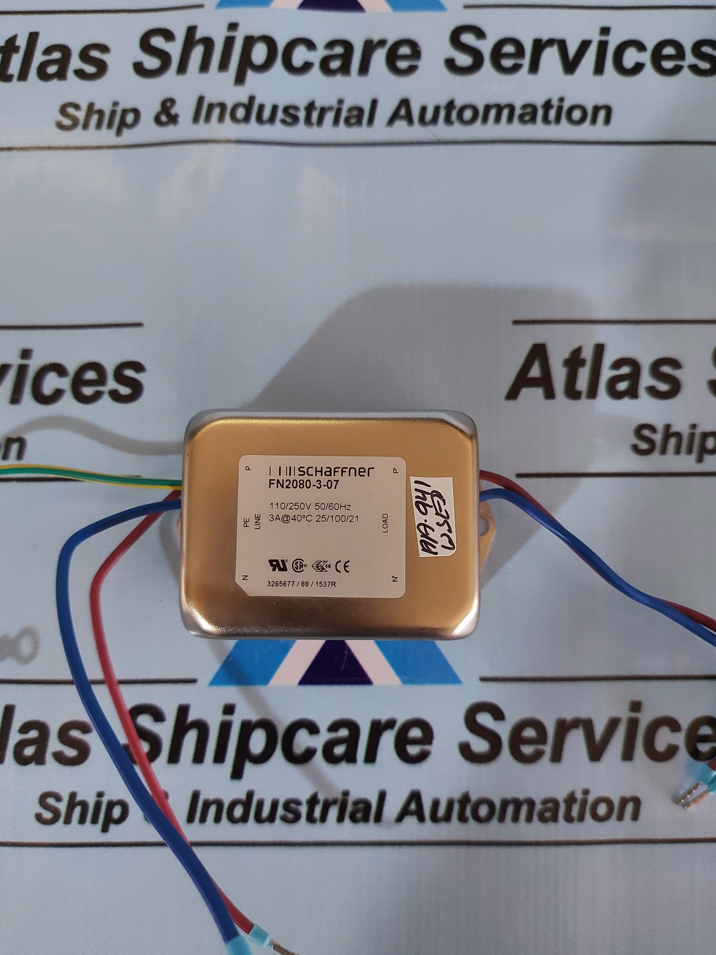SCHAFFNER FN2080-3-07 EMI POWER LINE FILTER 110/250V 50/60Hz