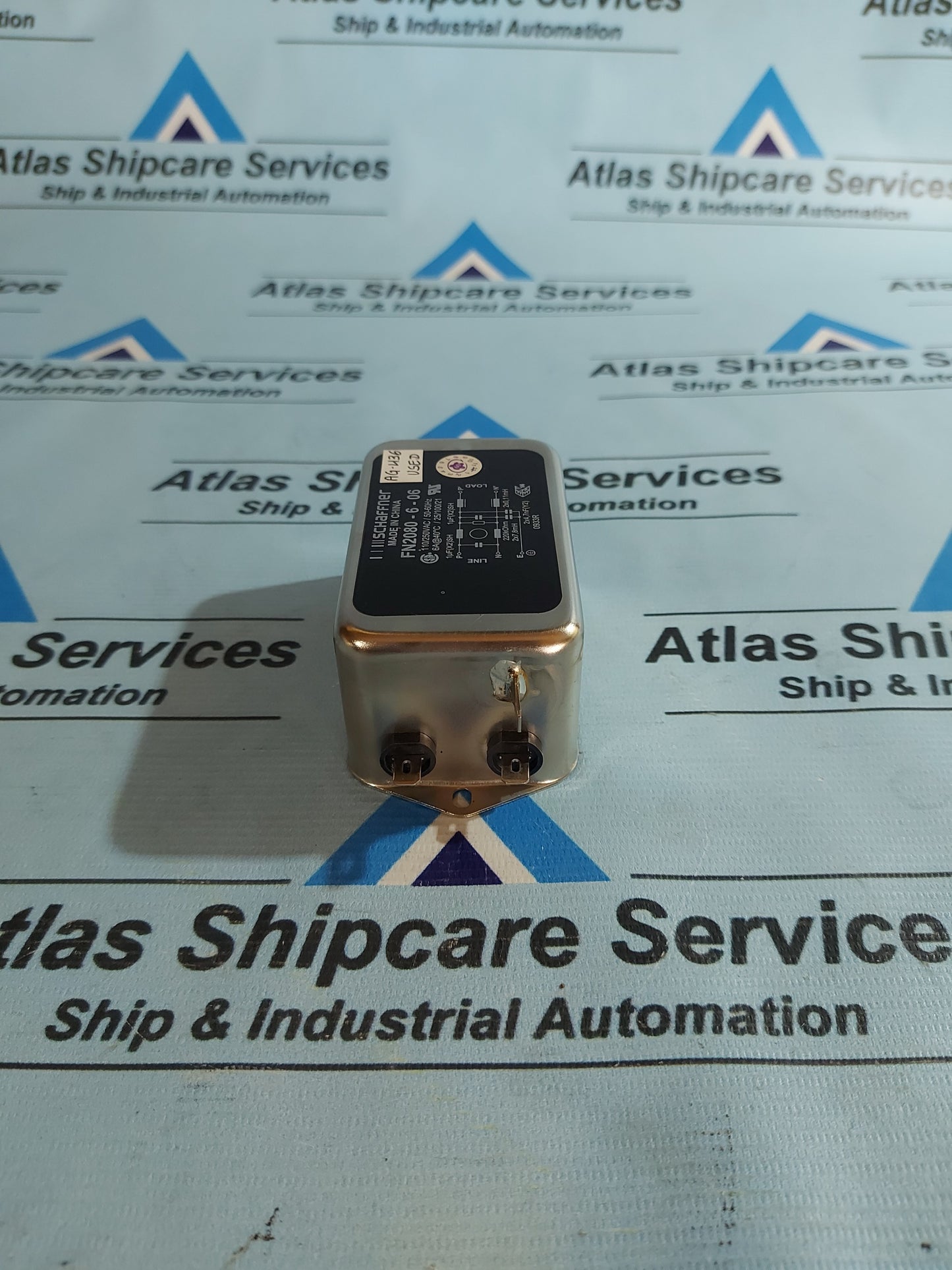 SCHAFFNER FN2080-6-06 POWER LINE FILTER AG436