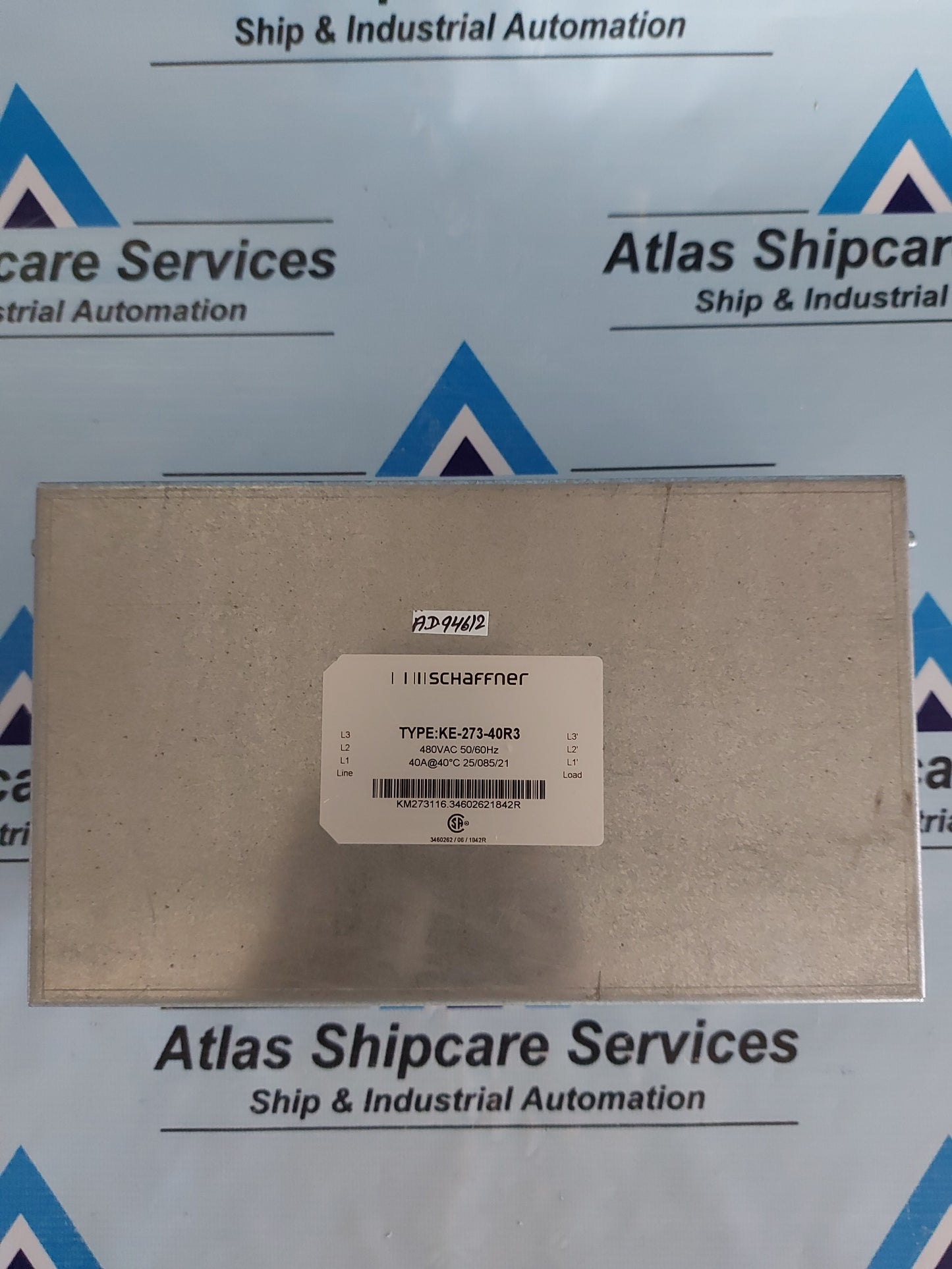 SCHAFFNER KE-273-40R3 LINE FILTER