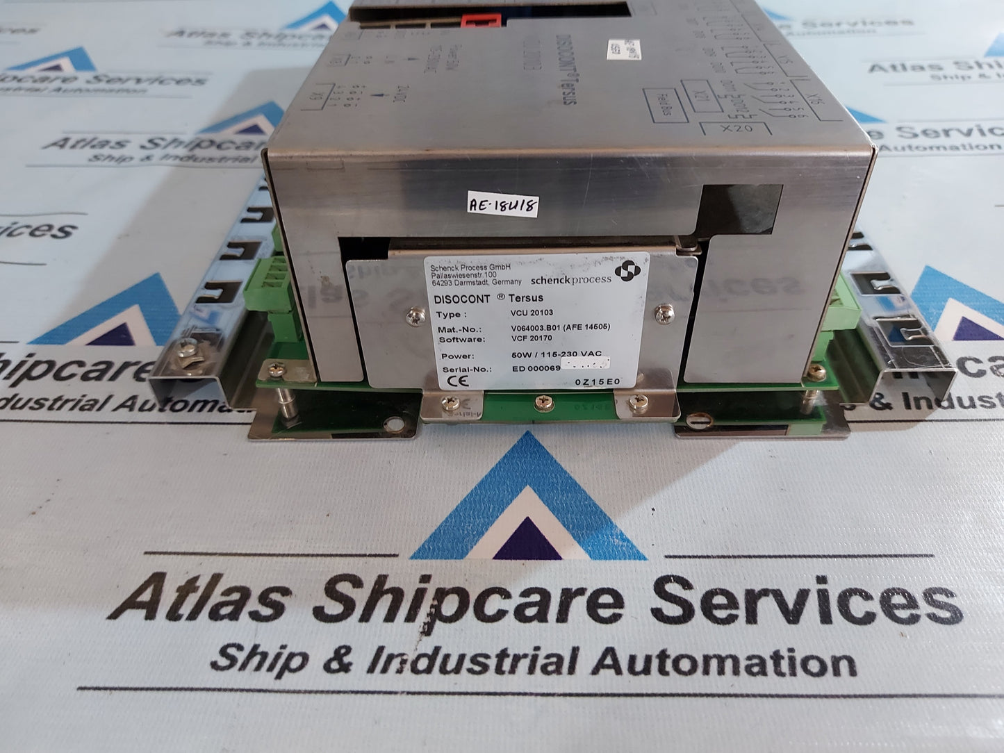SCHENCK PROCESS DISOCONT TERSUS VCU 20103 CENTRAL CONTROL UNIT