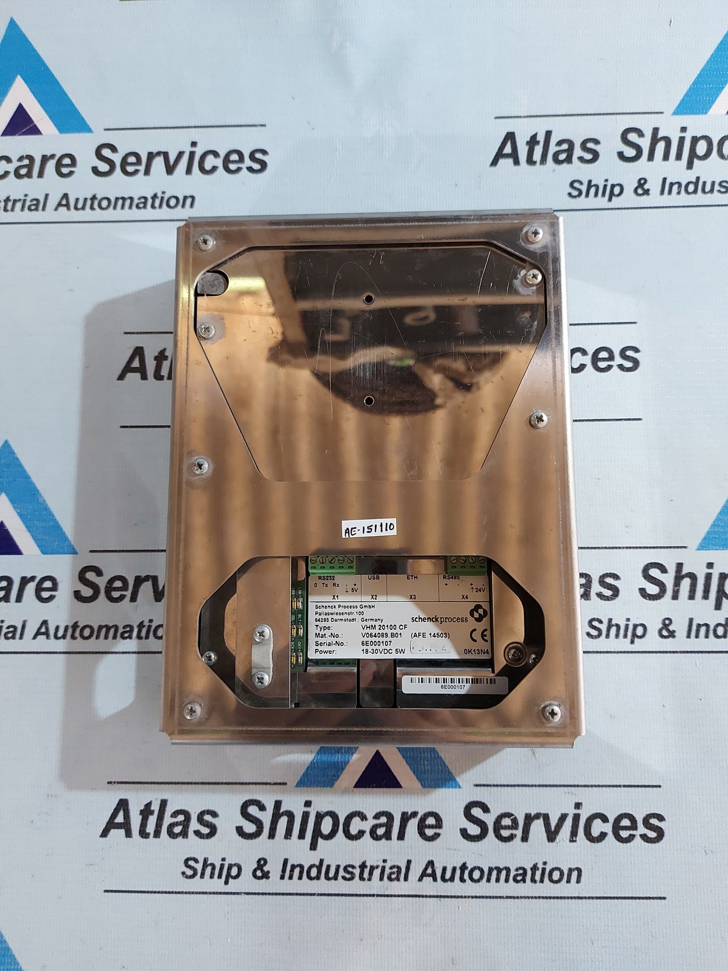 SCHENCKPROCESS TOUCH SCREEN OPERATOR INTERFACE VHM 20100 CF 18-30VDC 5W