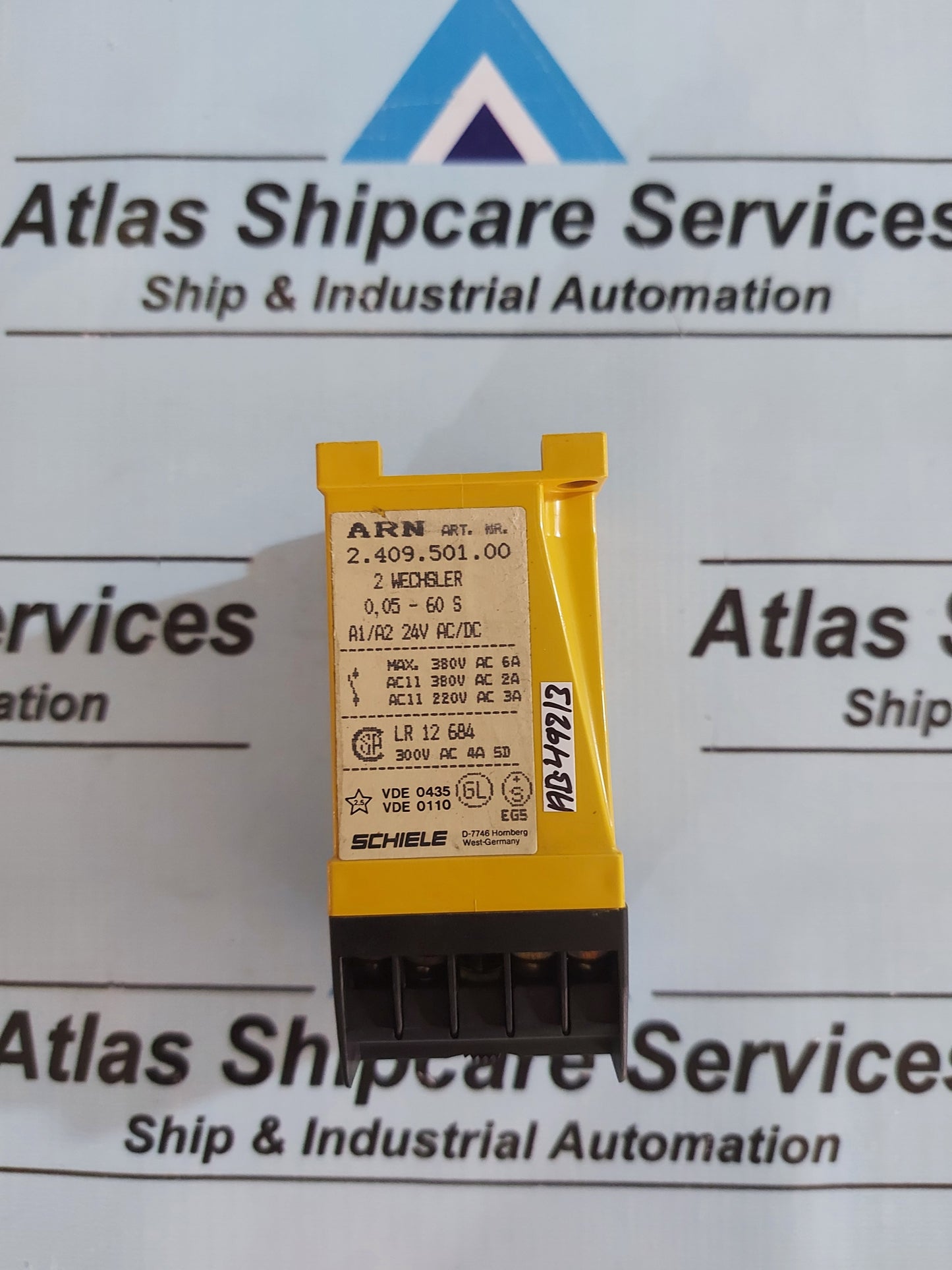 SCHIELE ARN 2.409.501.00 TIME RELAY