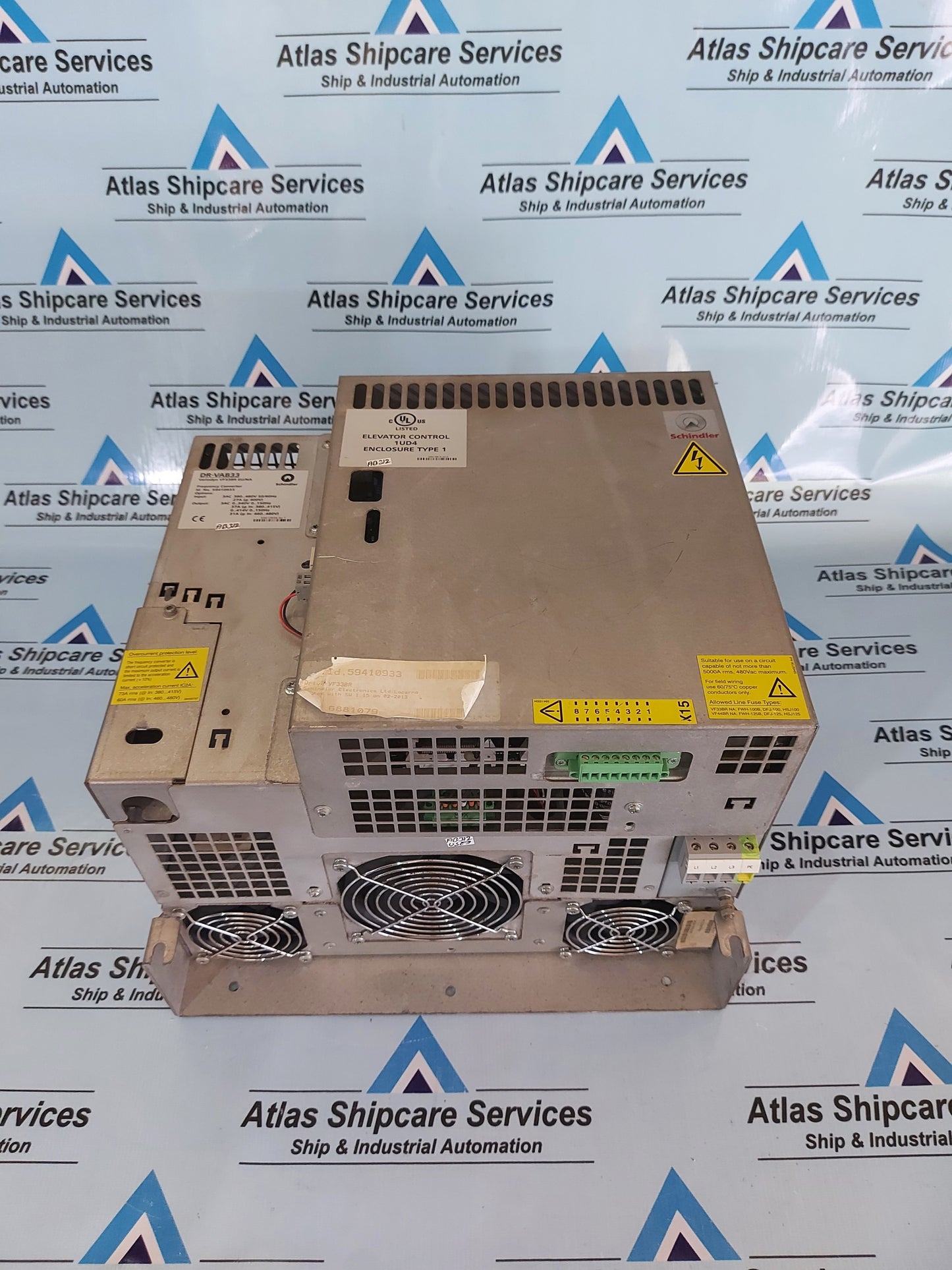 SCHINDLER FREQUENCY CONVERTER DR-VAB33 ID.NO 59410933