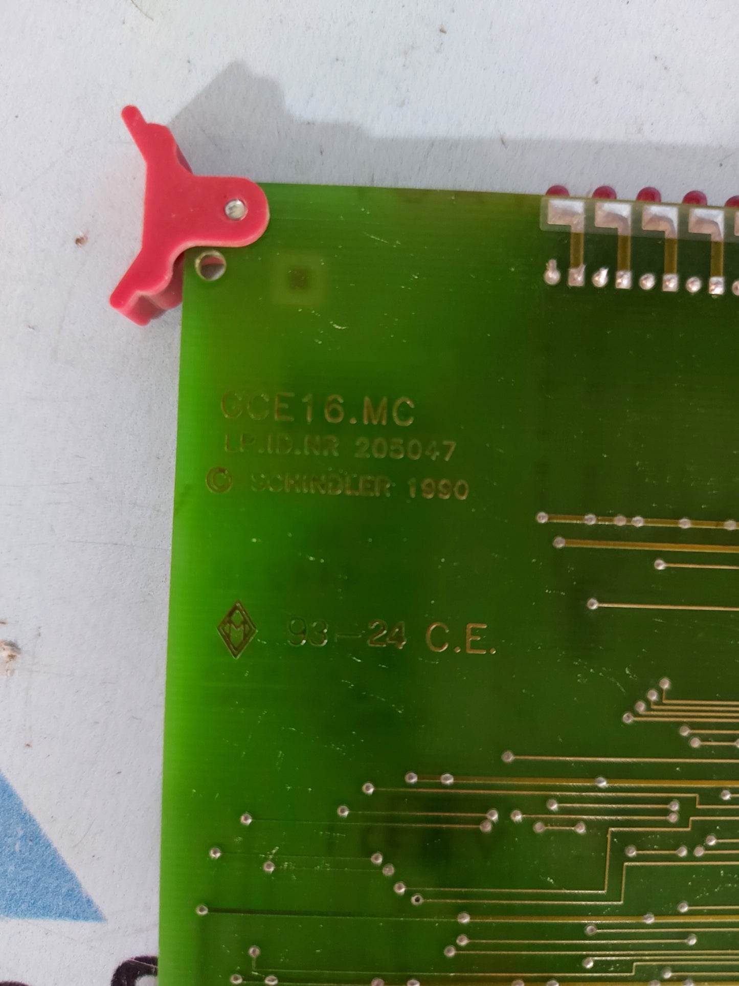 SCHINDLER GCE16.MC 444238 ELEATOR CIRCUIT BOARD