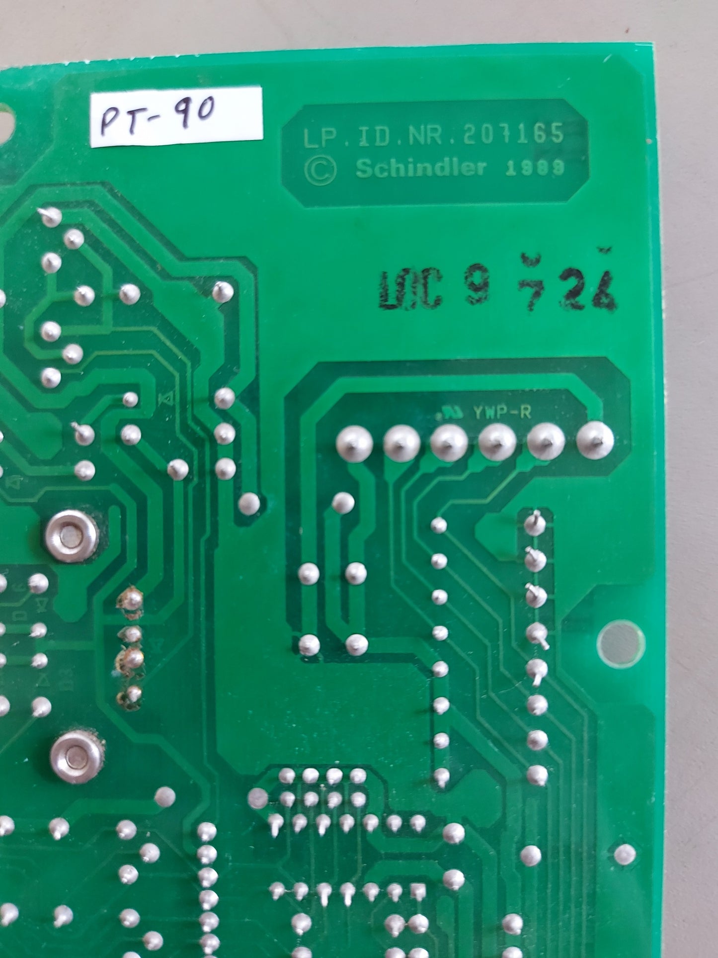 SCHINDLER IG 500 182002 ELEVATOR BOARD