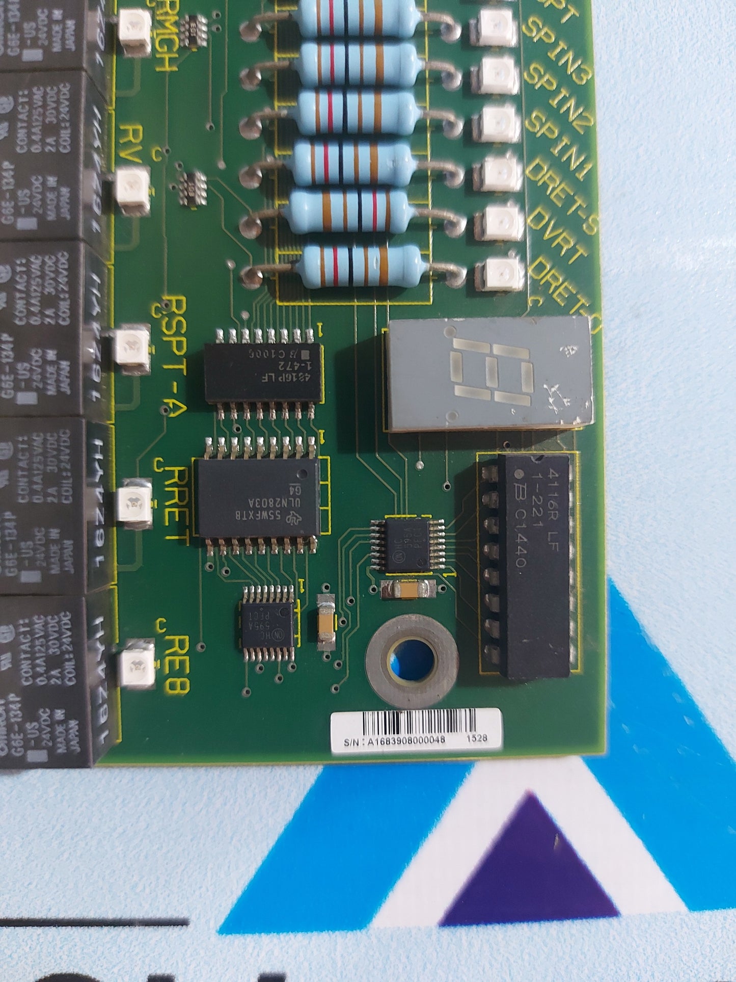 SCHINDLER LONDIME 1.Q 594439 ELEVATOR BOARD