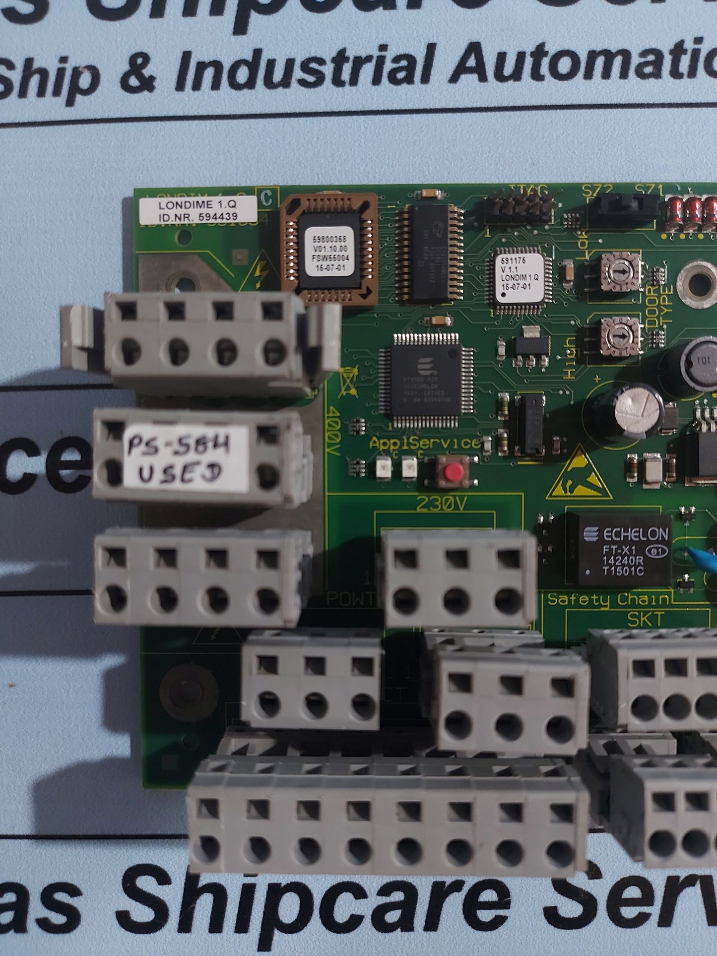 SCHINDLER LONDIME 1.Q 594439 ELEVATOR BOARD