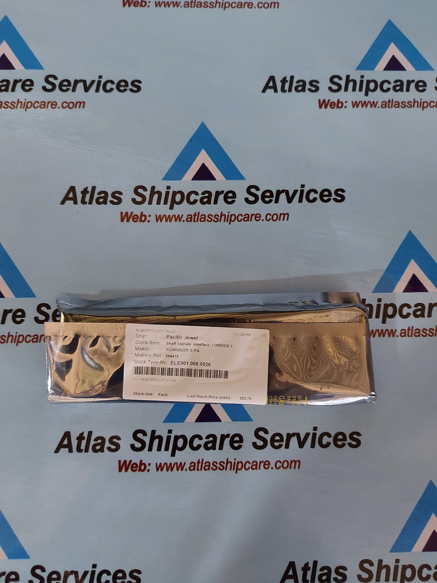 SCHINDLER LONIOCE 3.Q 594452 ELEVATOR BOARD