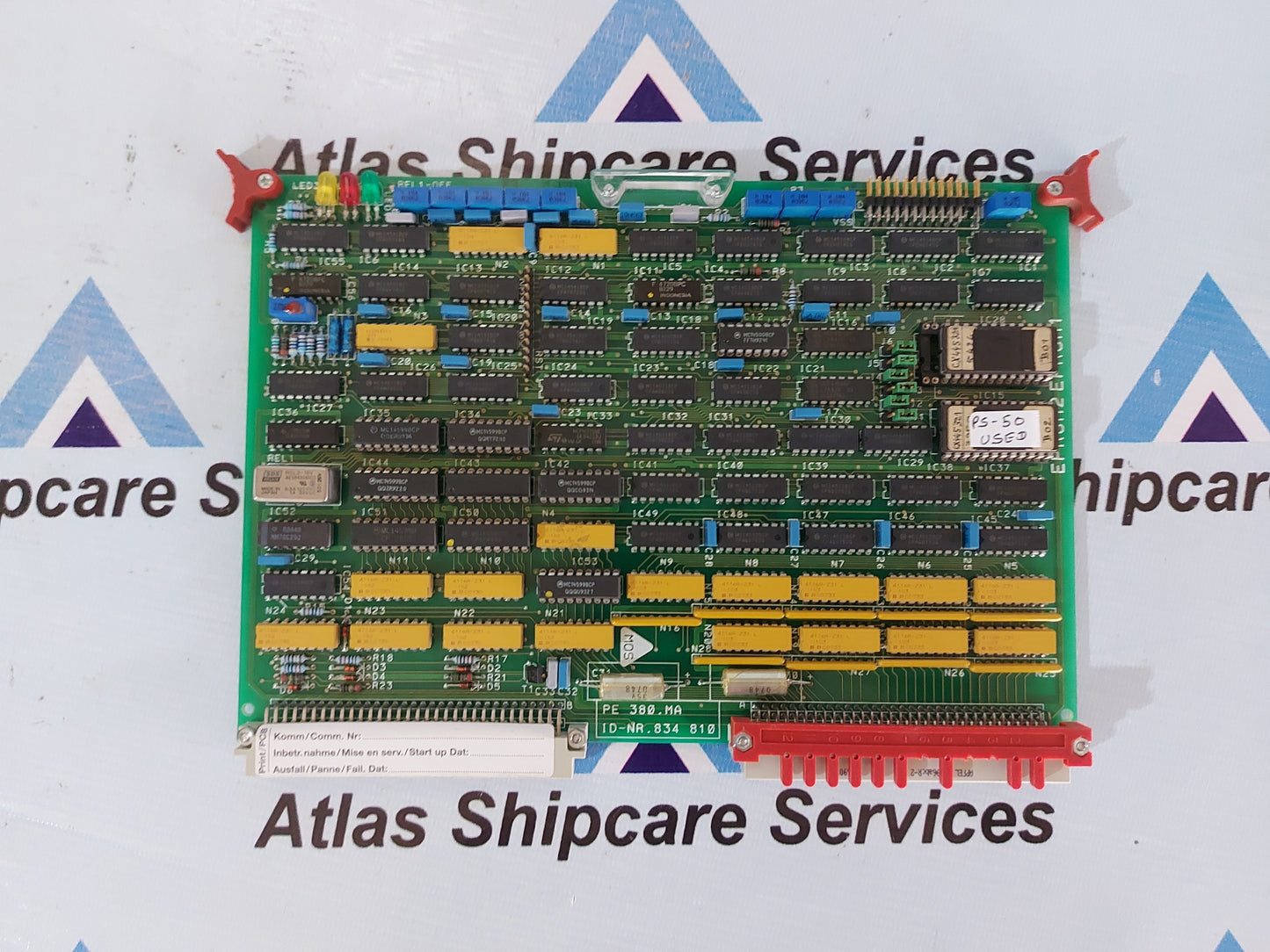 SCHINDLER PE 380.MA 834 810 ELEVATOR CONTROL BOARD