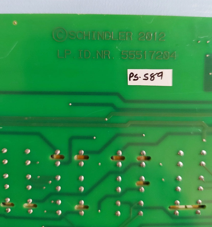 SCHINDLER SPHR21 1.QA 55517203 ELEVATOR BOARD