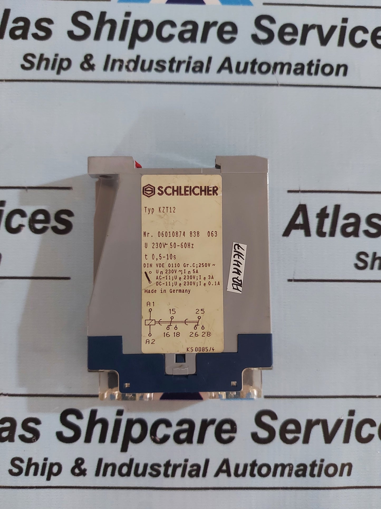 SCHLEICHER KZT12 TIME RELAY 06010874 838 063