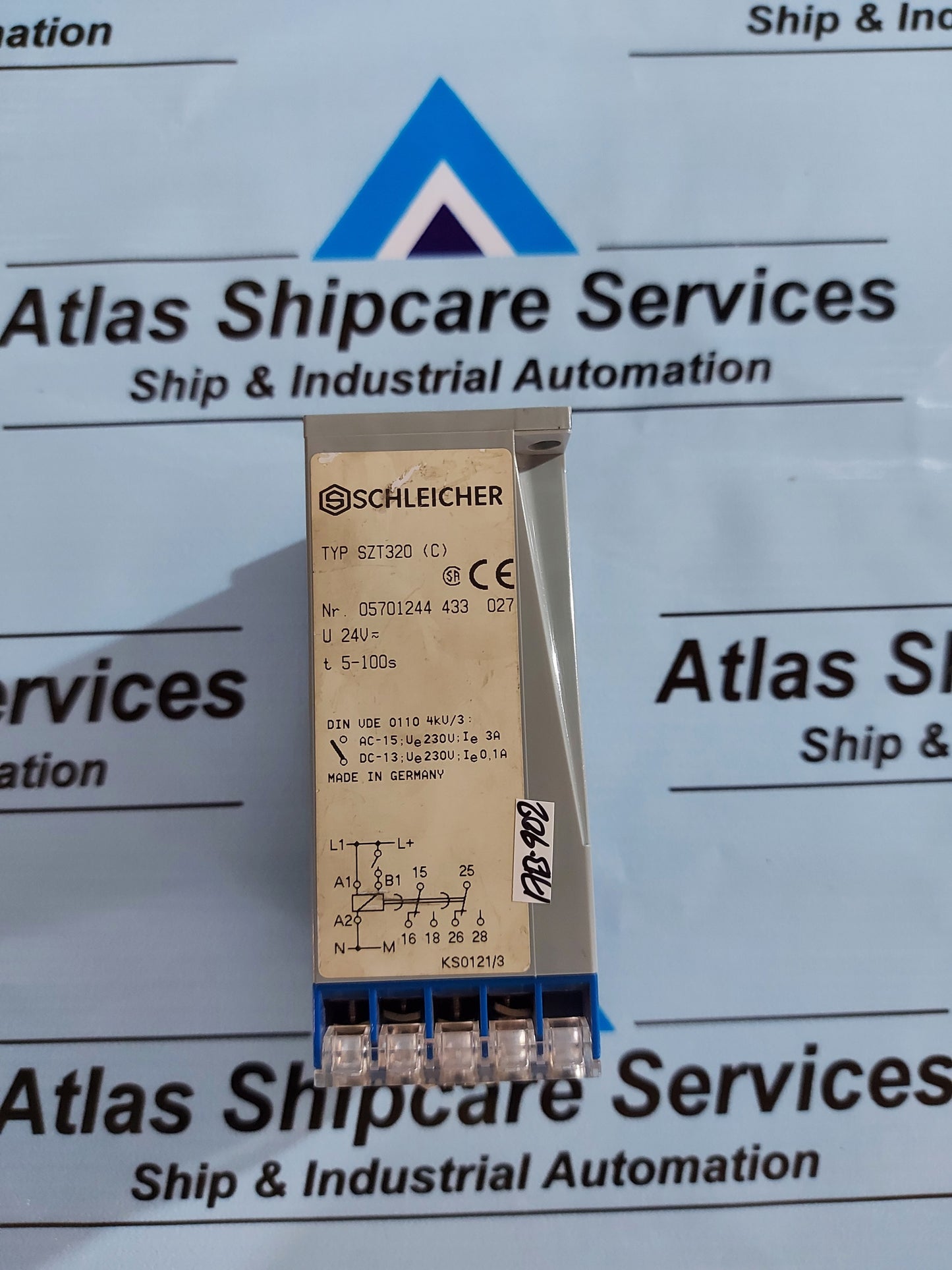 SCHLEICHER SZT320 TIME RELAY 5-100s