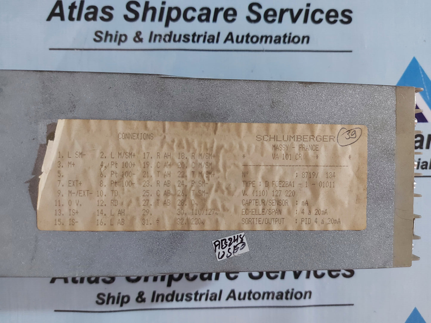 SCHLUMBERGER PYROMAT PLUS 300 PID CONTROLLER