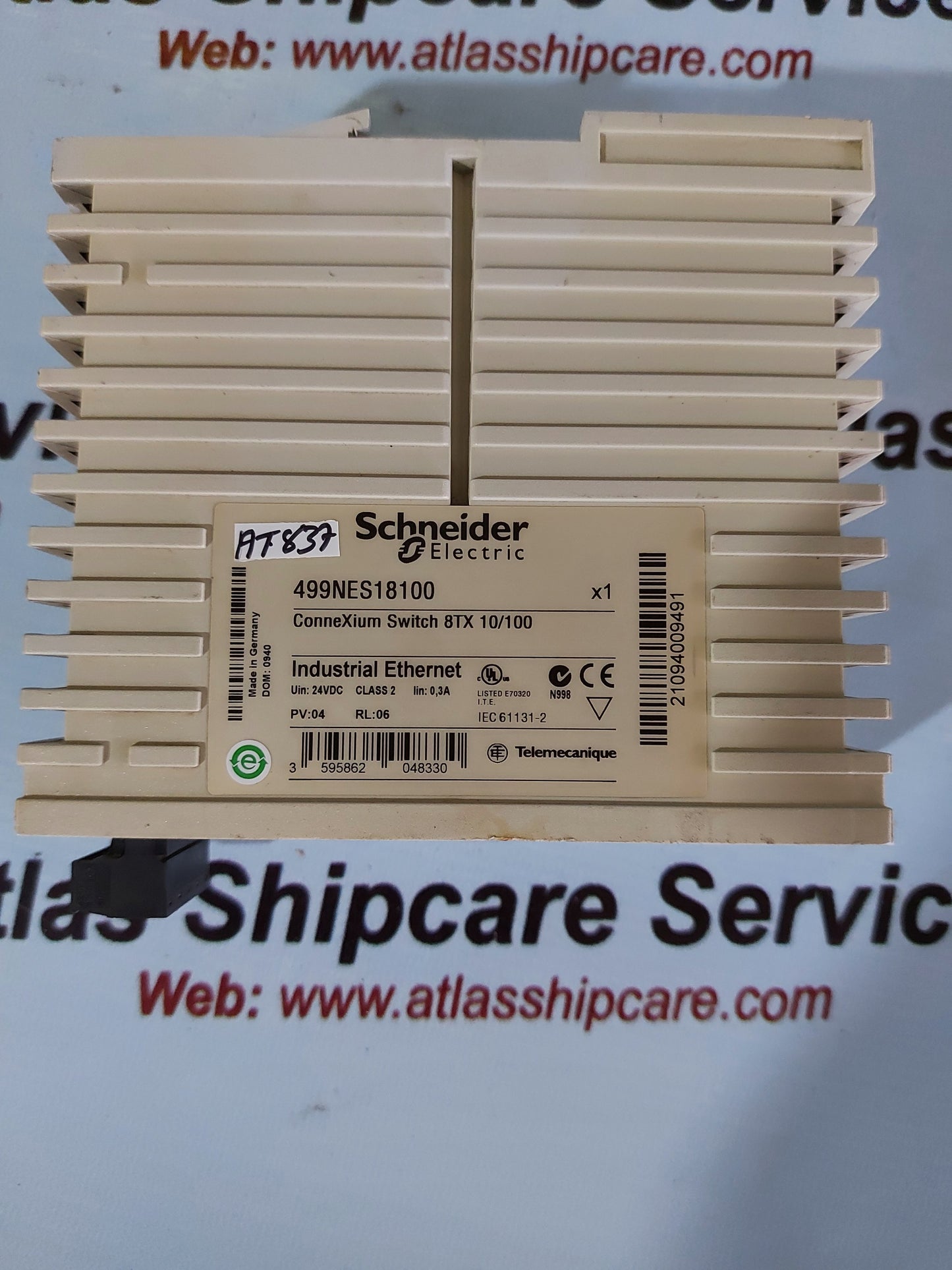 SCHNEIDER ELECTRIC 499NES18100 CONNEXIUM INDUSTRIAL ETHERNET SWITCH 8TX 10/100